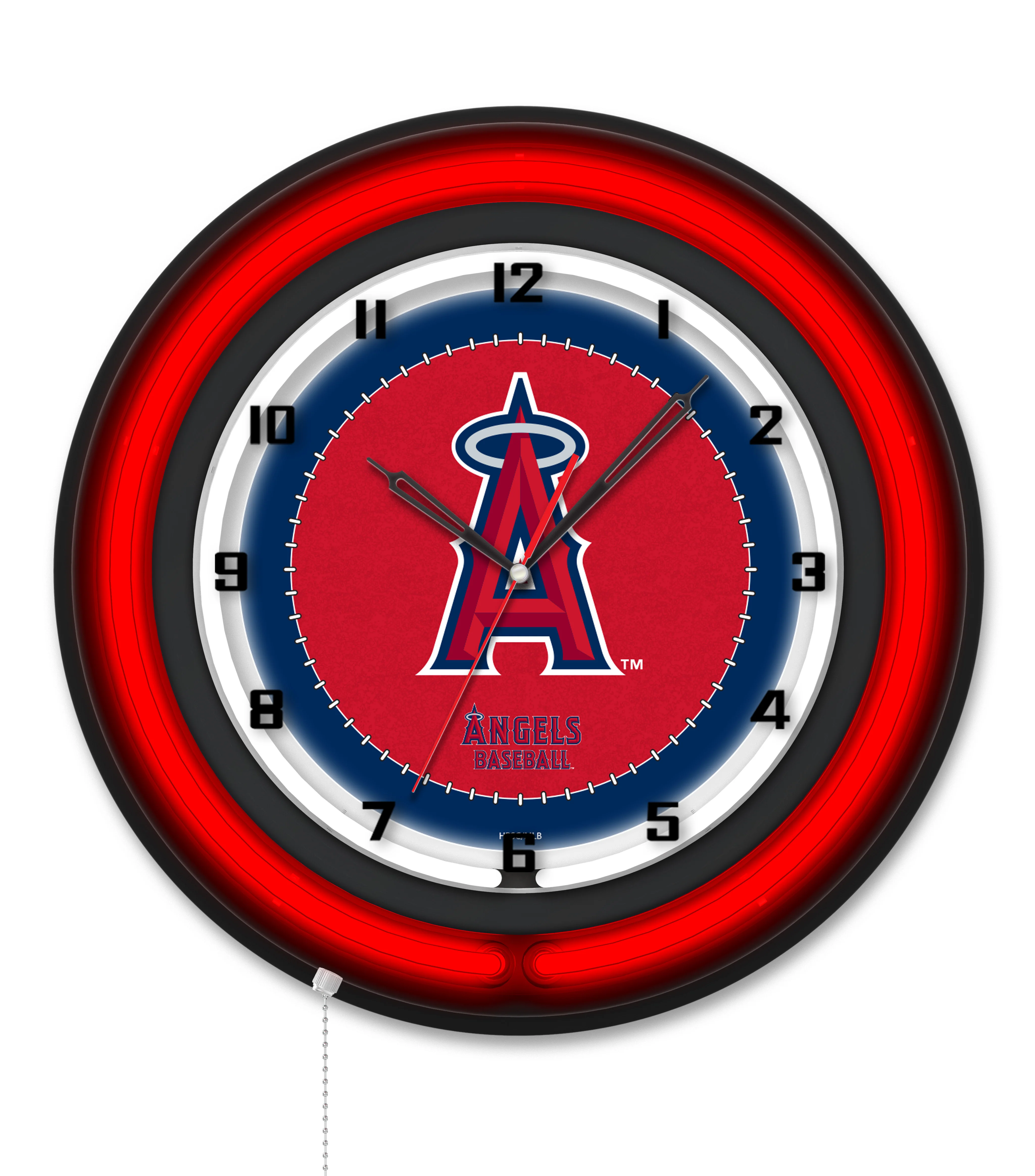 MLB Licensed Black Case 19" Neon Clock - Image 15