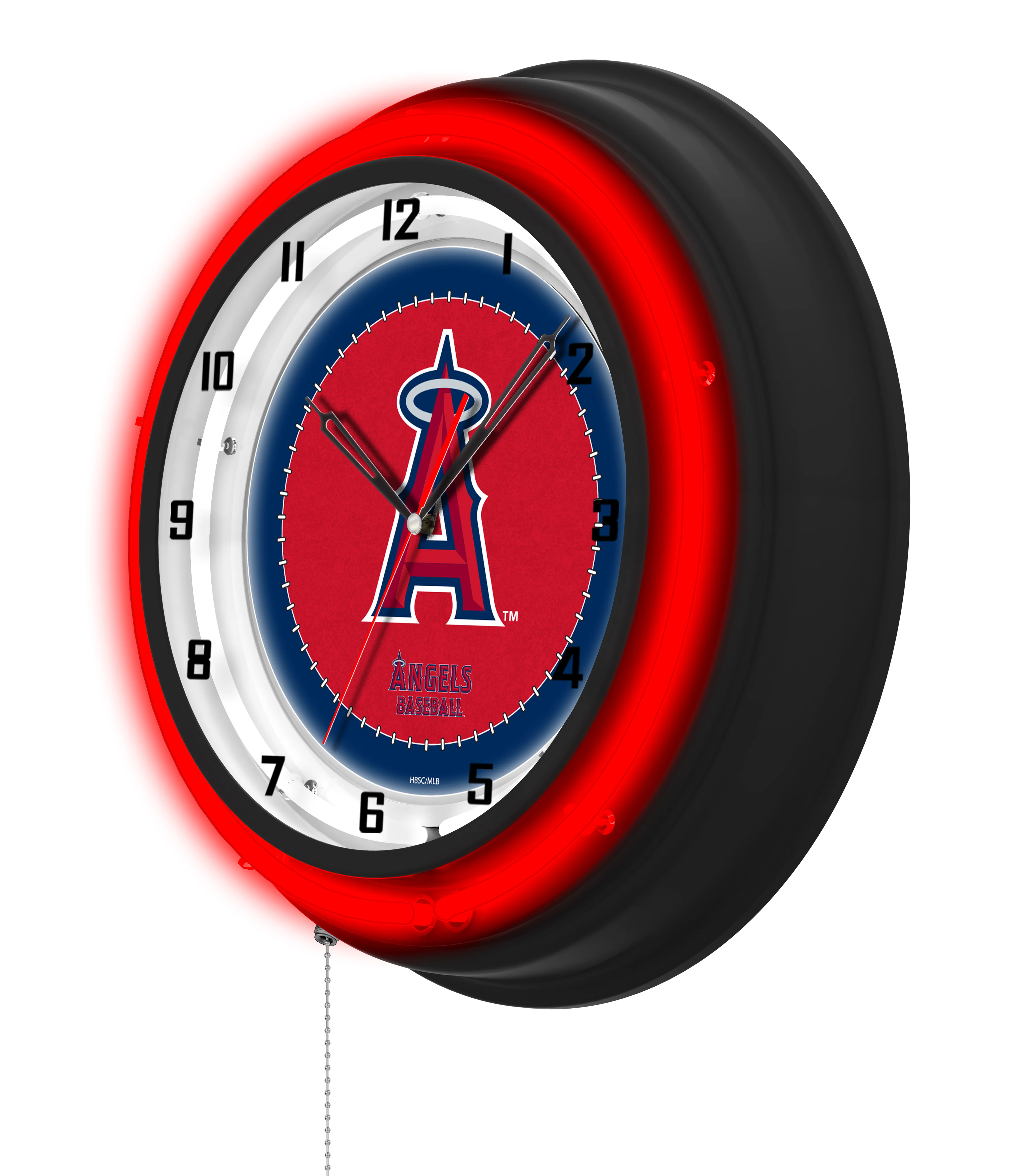 MLB Licensed Black Case 19" Neon Clock - Image 16