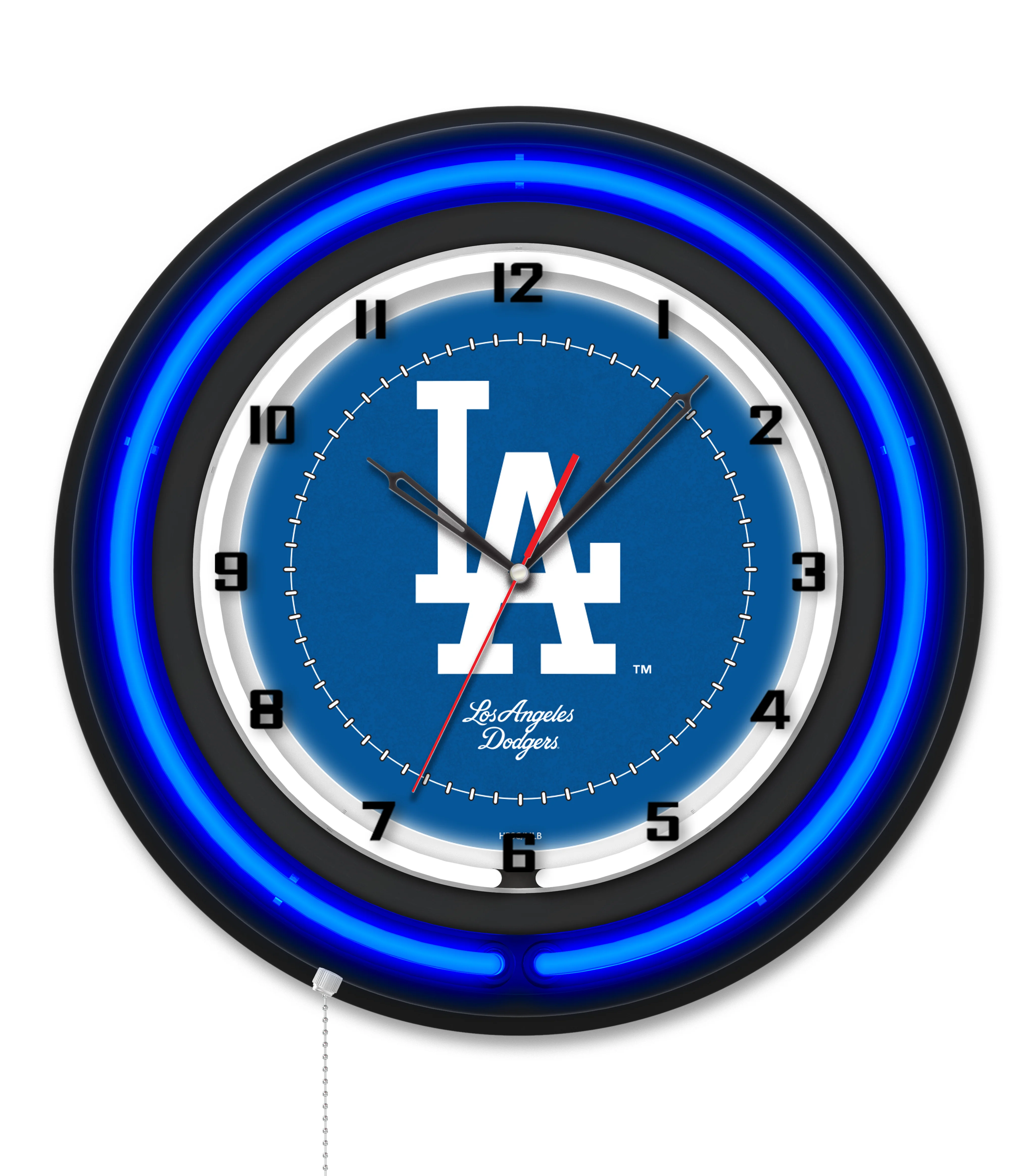 MLB Licensed Black Case 19" Neon Clock - Image 17