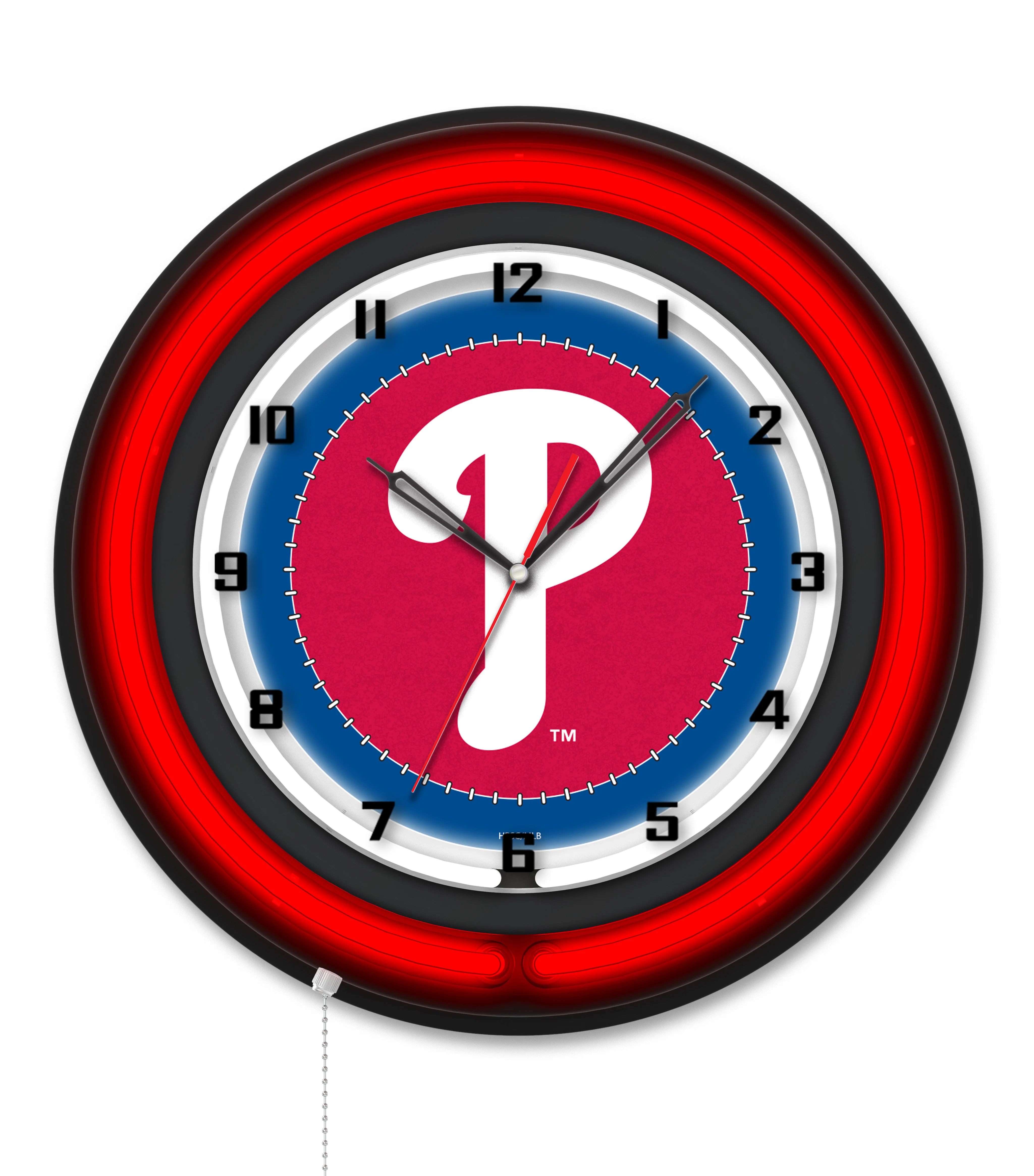 MLB Licensed Black Case 19" Neon Clock - Image 24