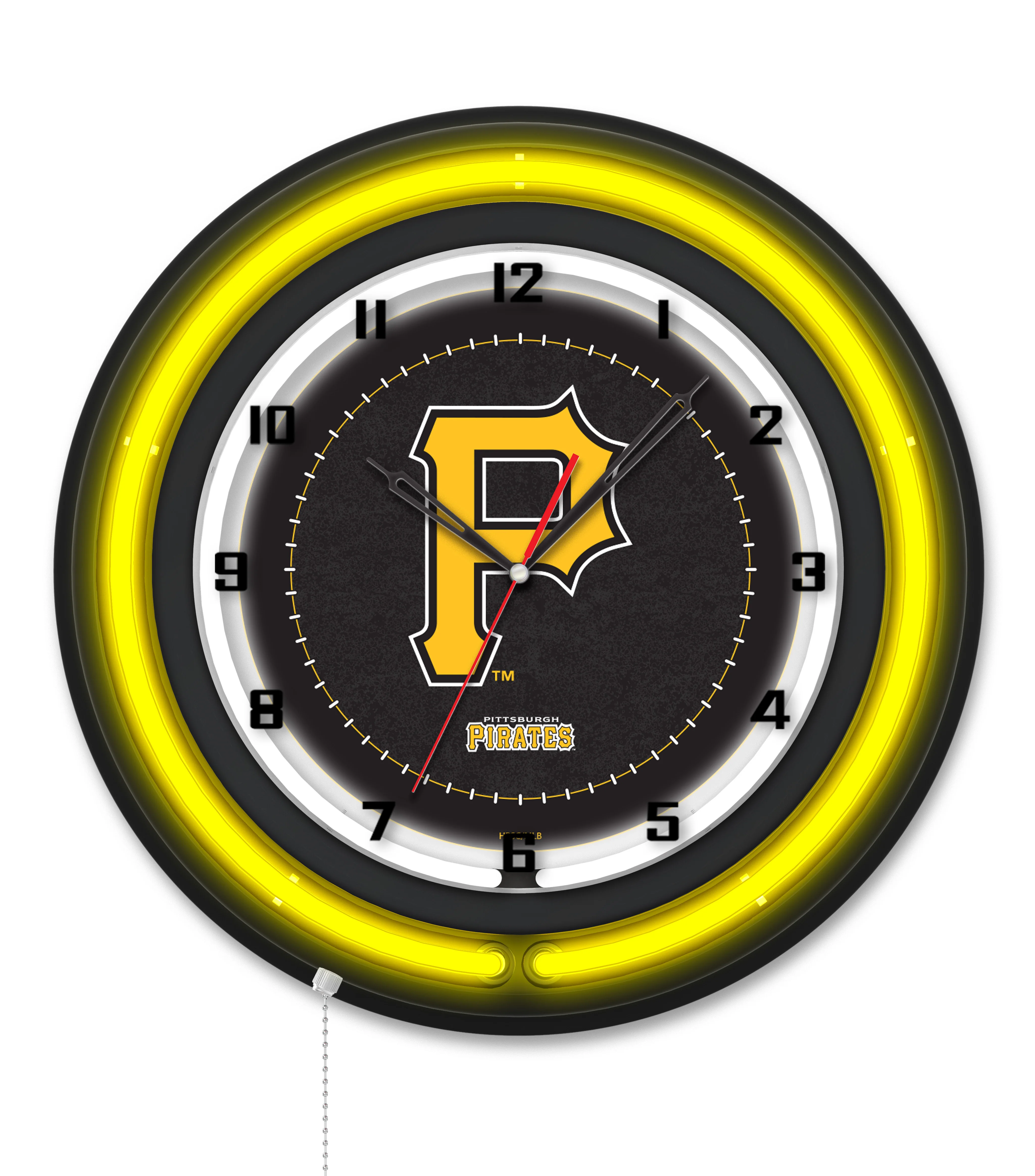 MLB Licensed Black Case 19" Neon Clock - Image 25