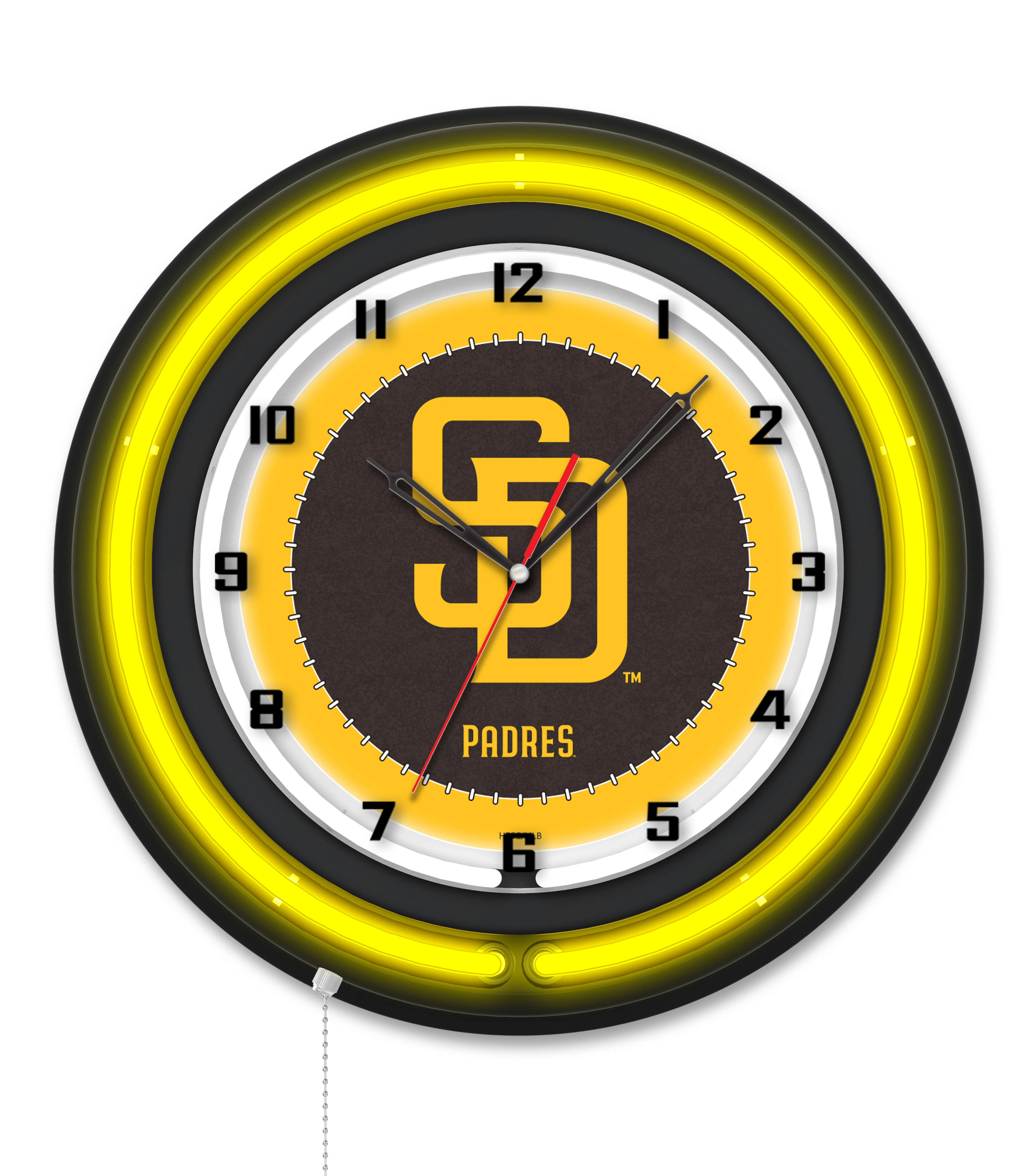 MLB Licensed Black Case 19" Neon Clock - Image 26