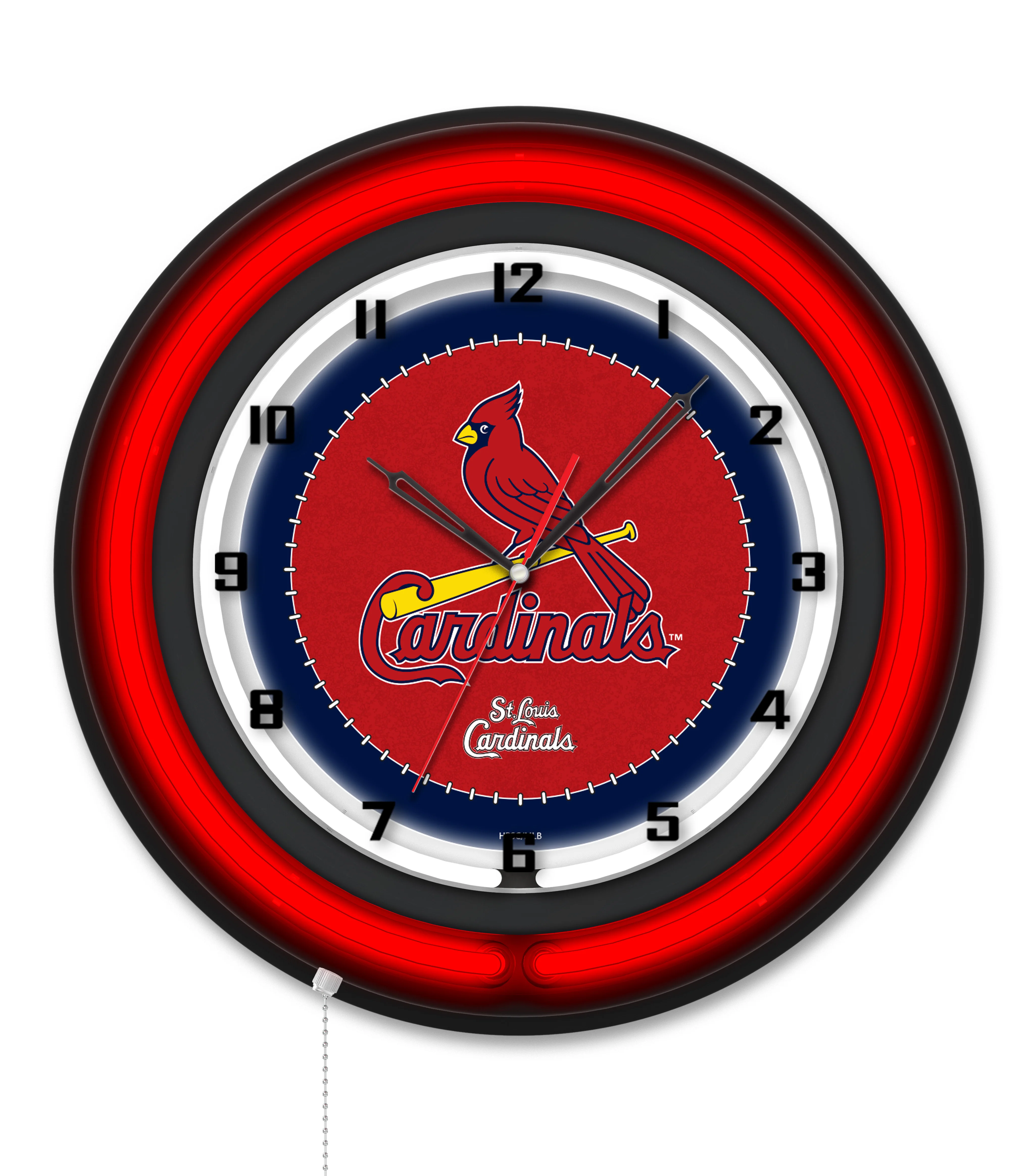 MLB Licensed Black Case 19" Neon Clock - Image 28