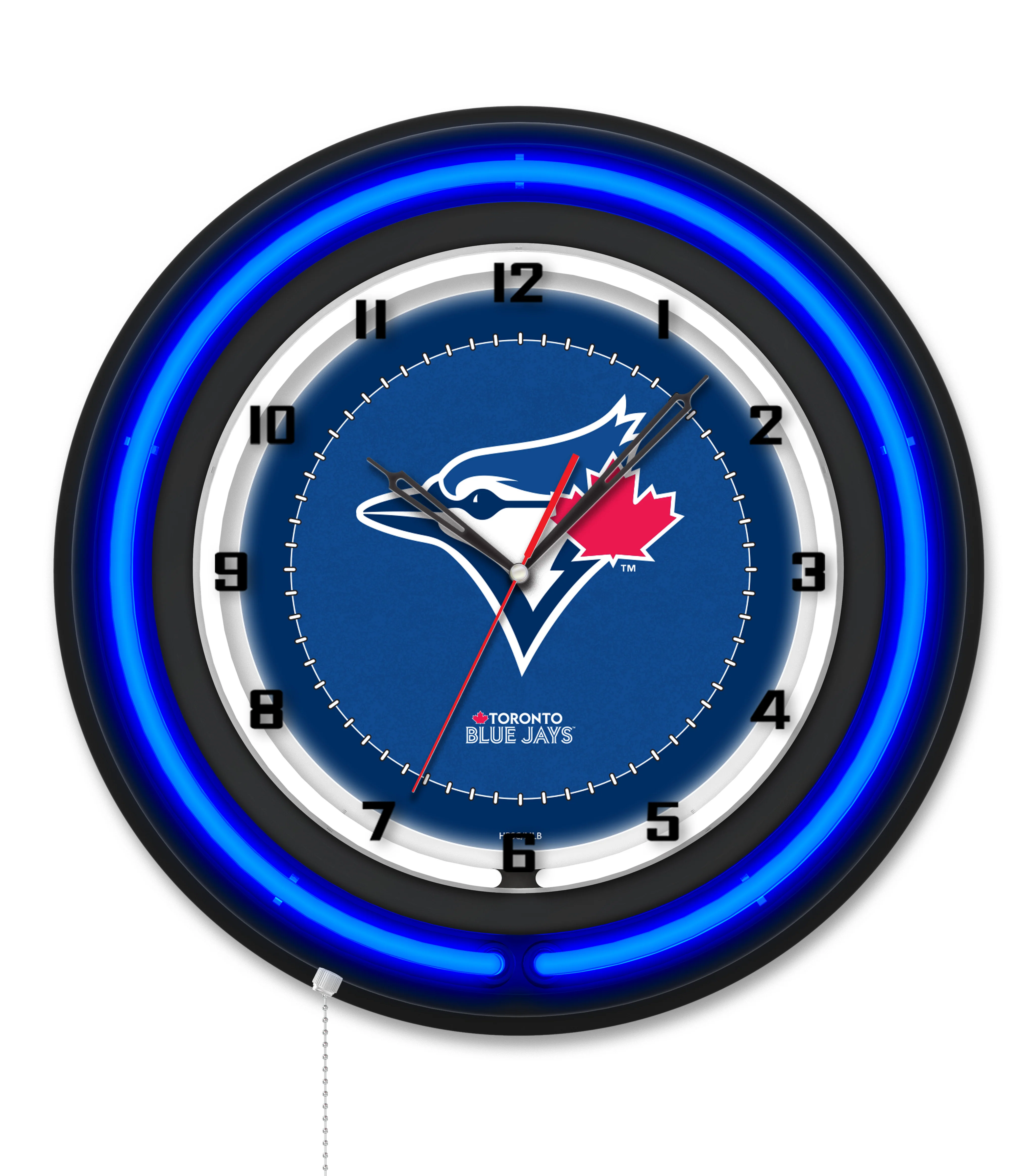 MLB Licensed Black Case 19" Neon Clock - Image 29