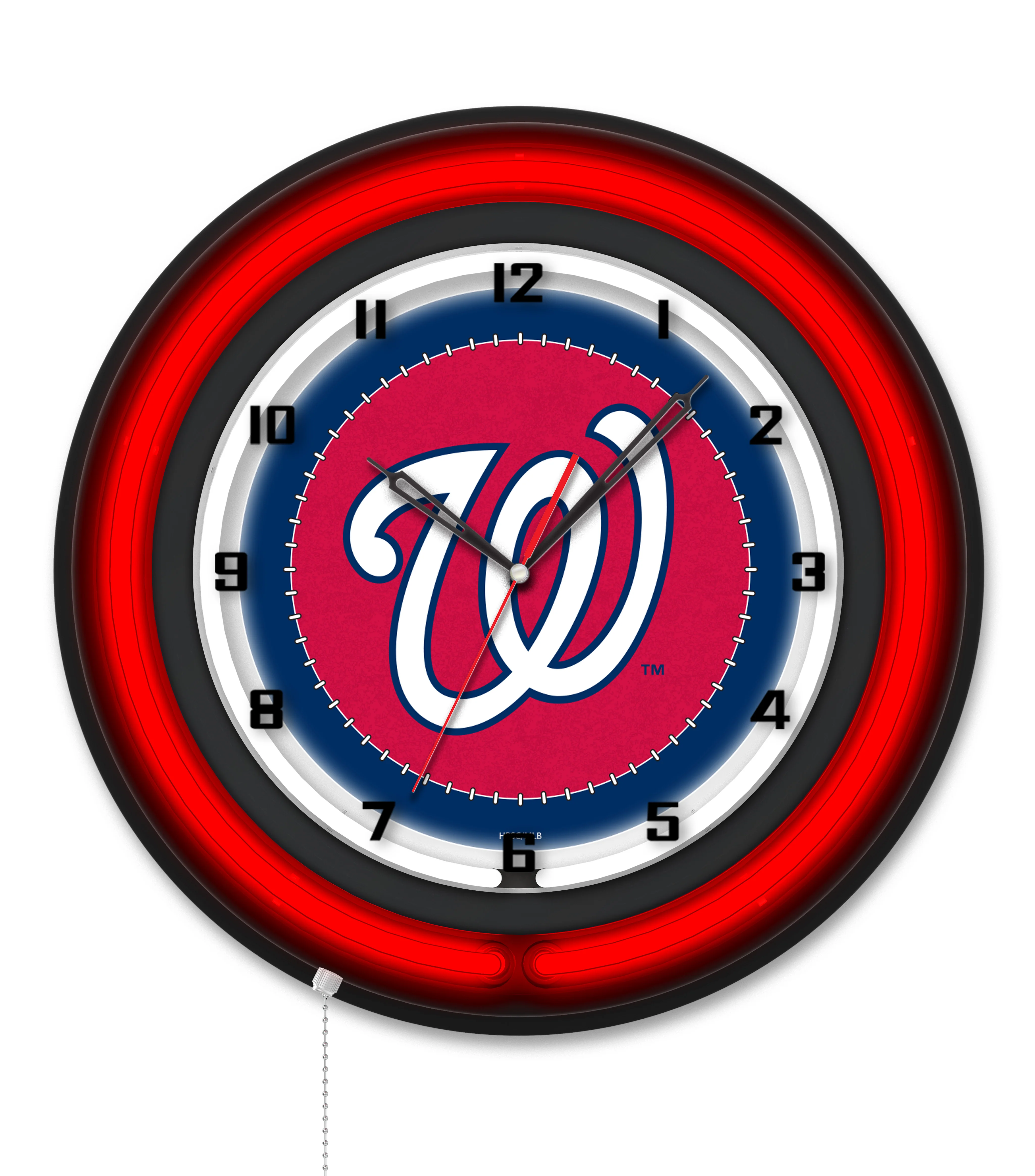 MLB Licensed Black Case 19" Neon Clock - Image 30