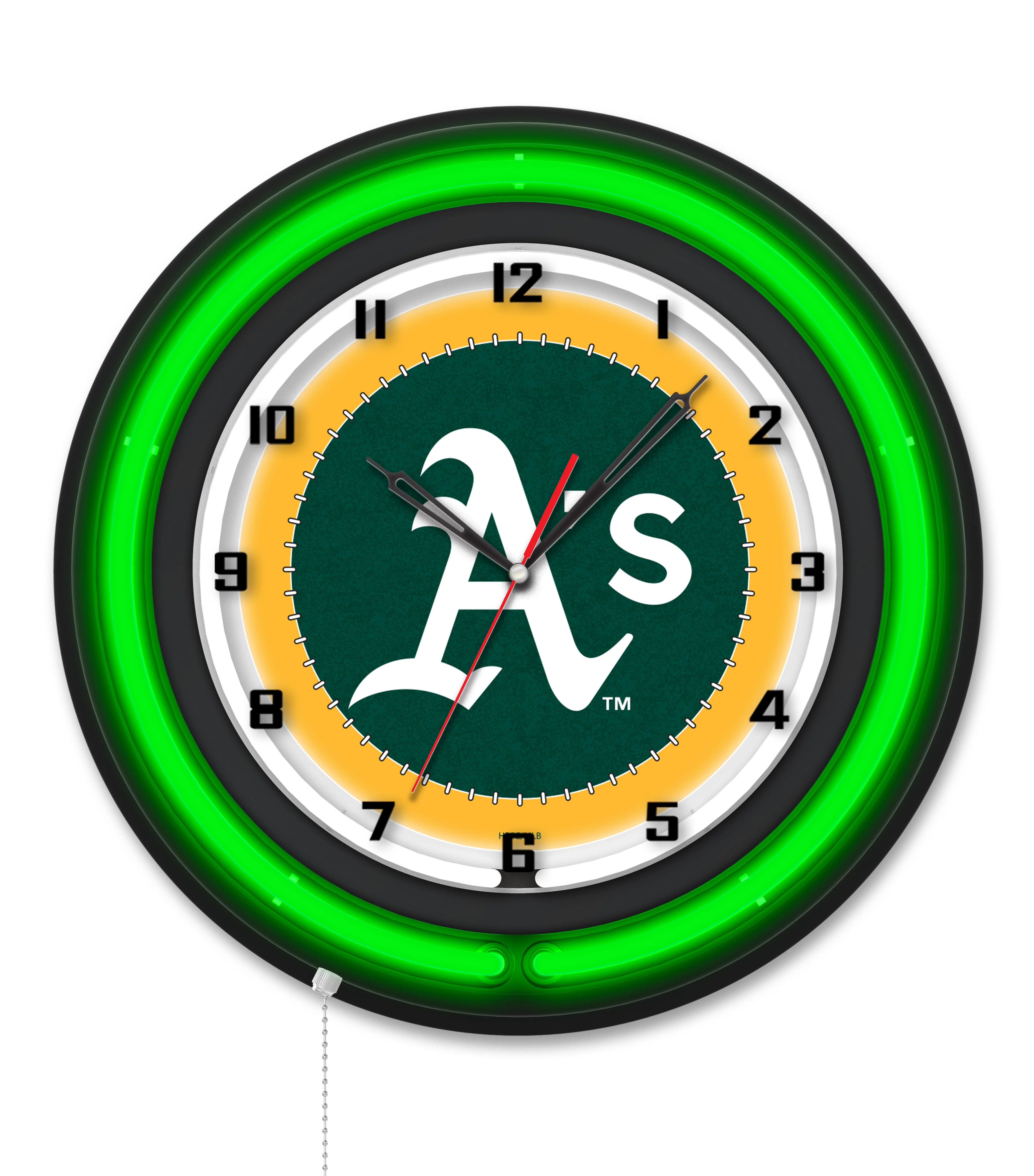 MLB Licensed Black Case 19" Neon Clock - Image 32