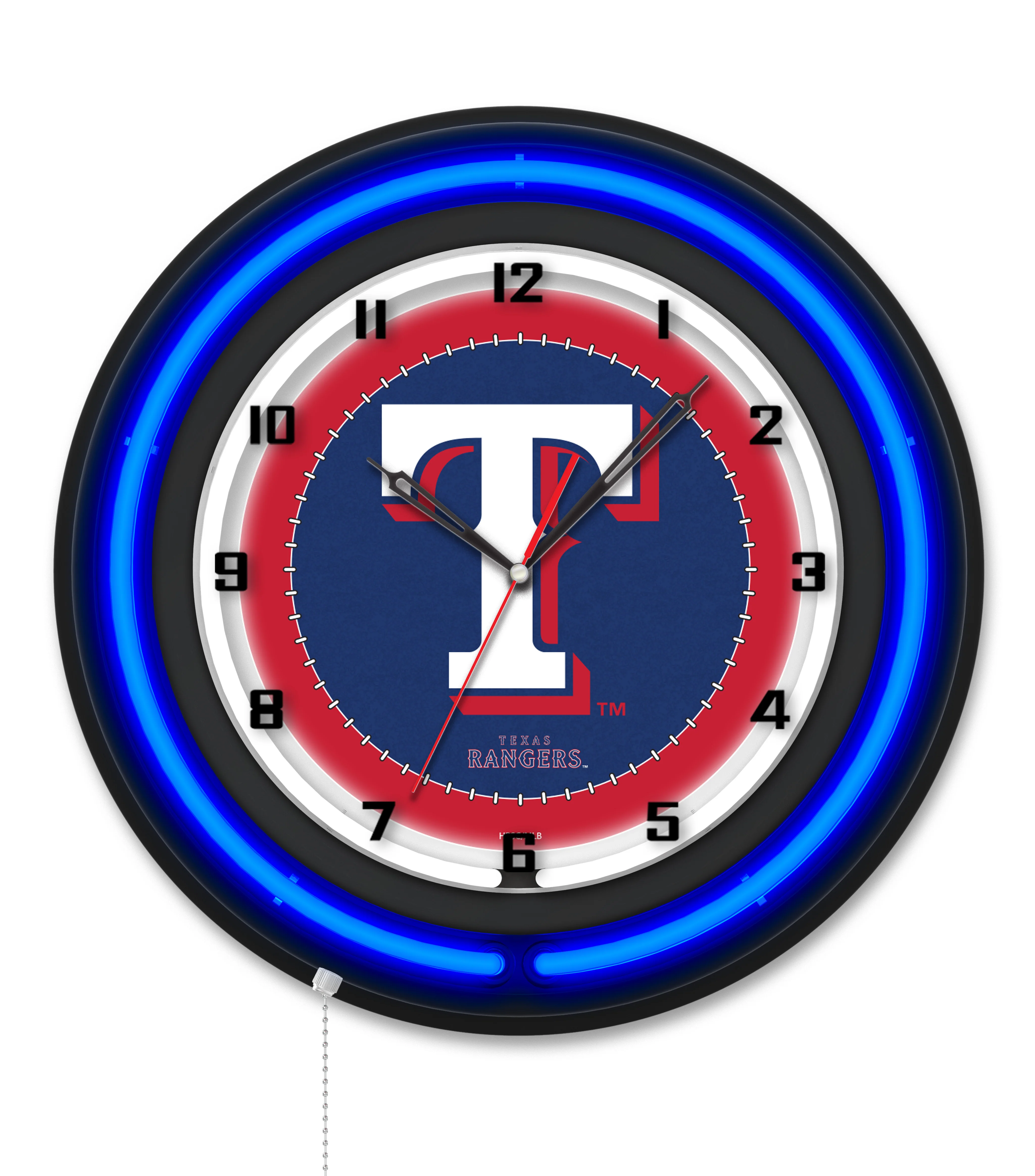 MLB Licensed Black Case 19" Neon Clock - Image 33