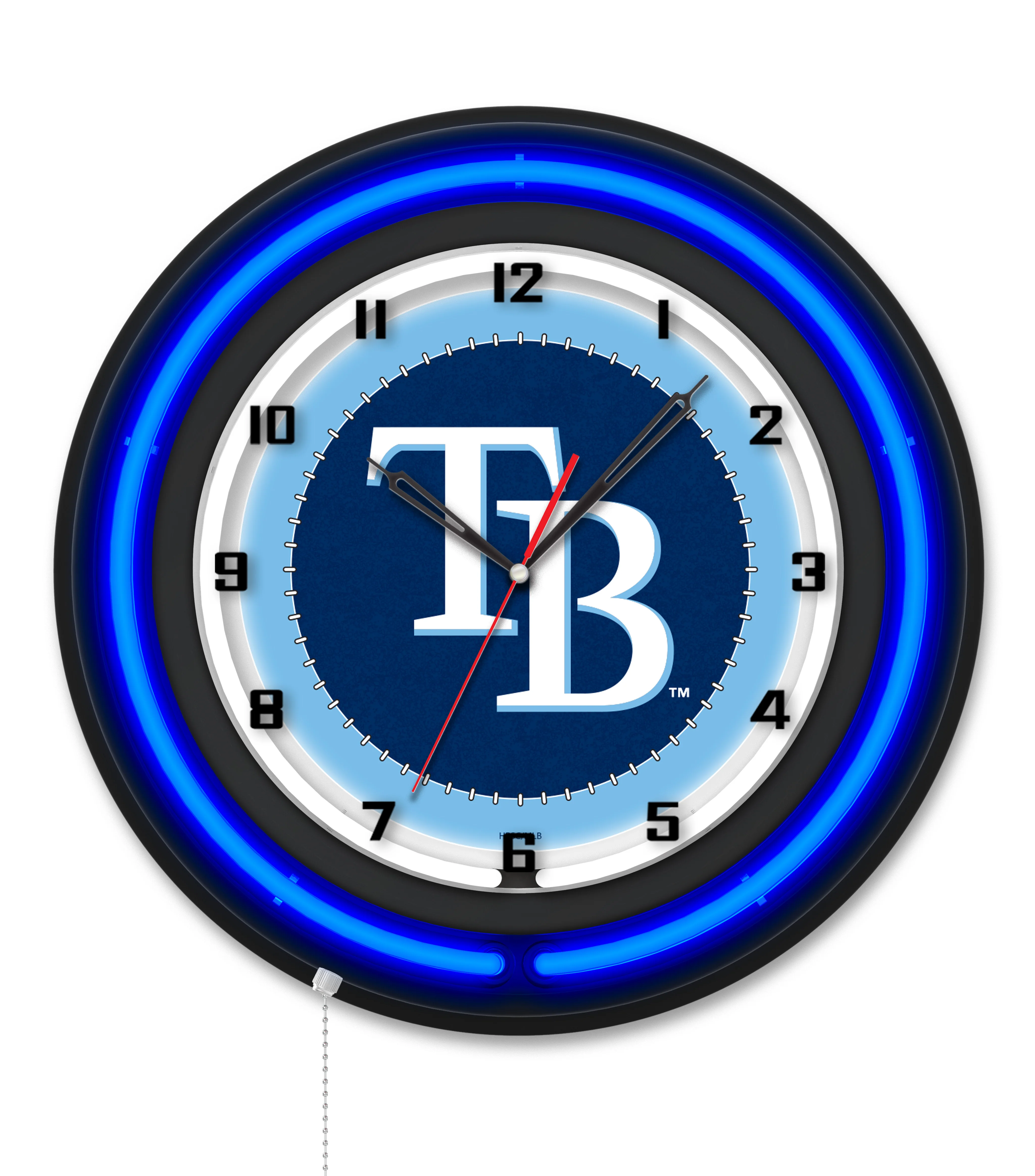 MLB Licensed Black Case 19" Neon Clock - Image 35