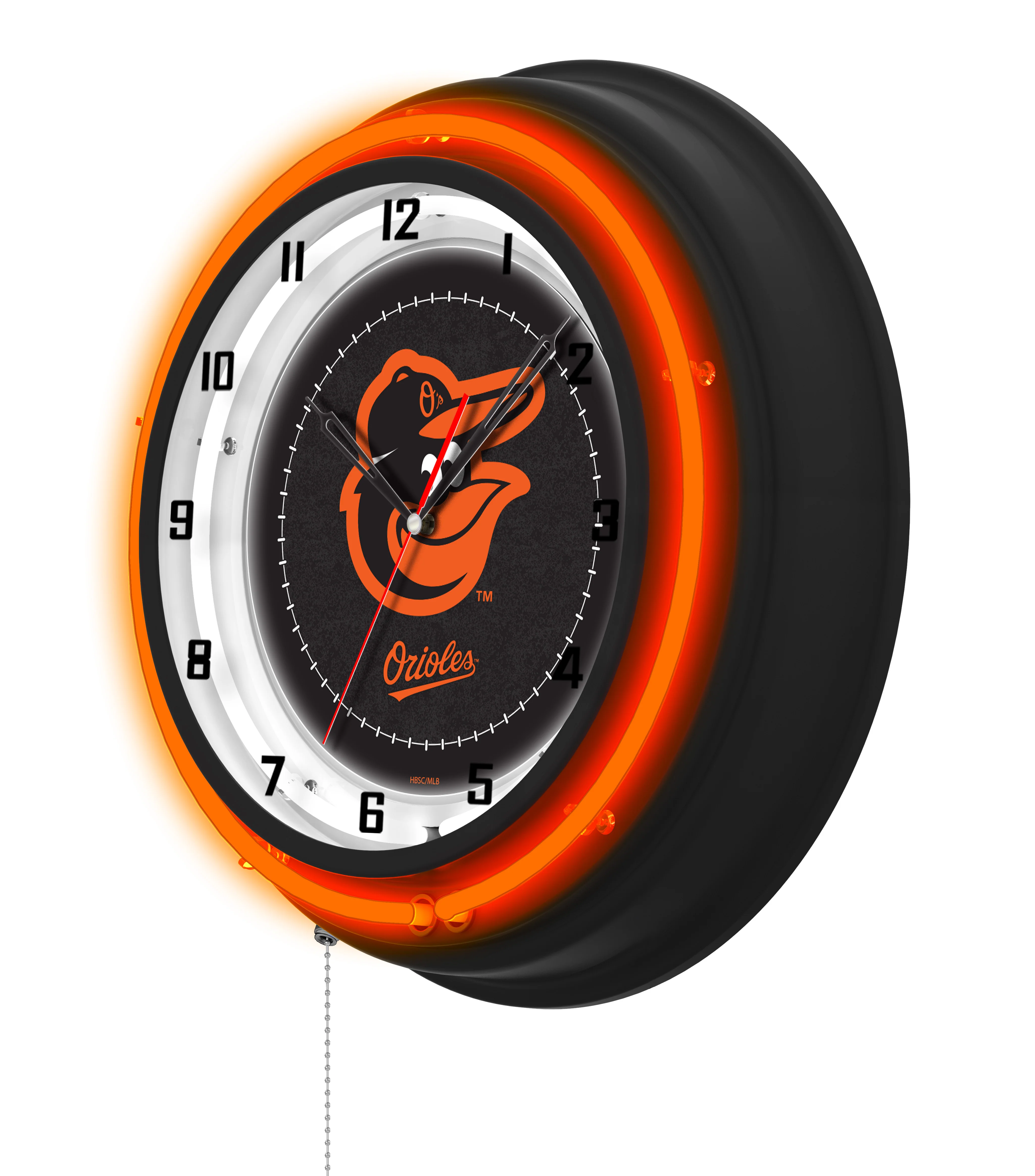 MLB Licensed Black Case 19" Neon Clock - Image 5