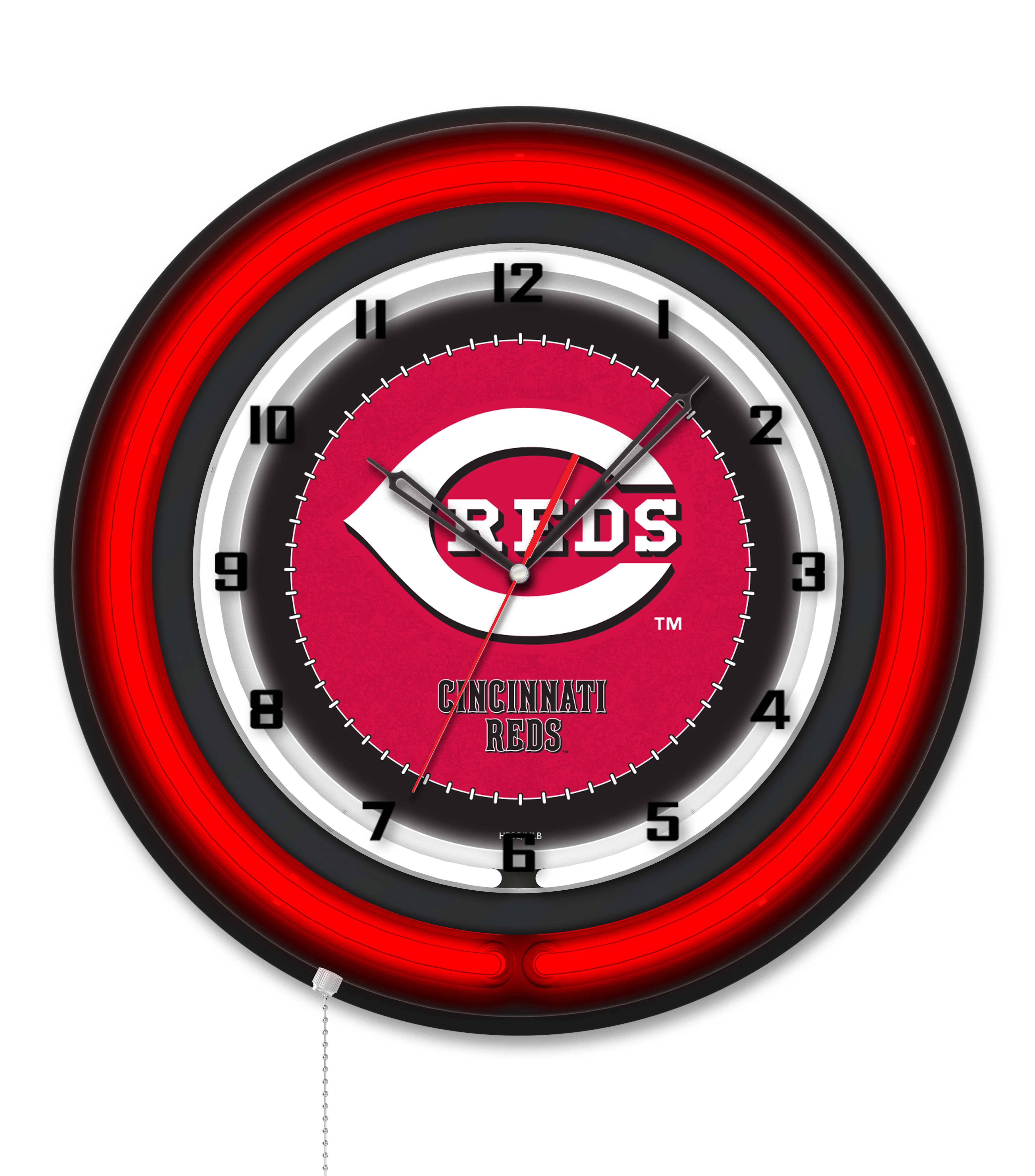 MLB Licensed Black Case 19" Neon Clock - Image 8