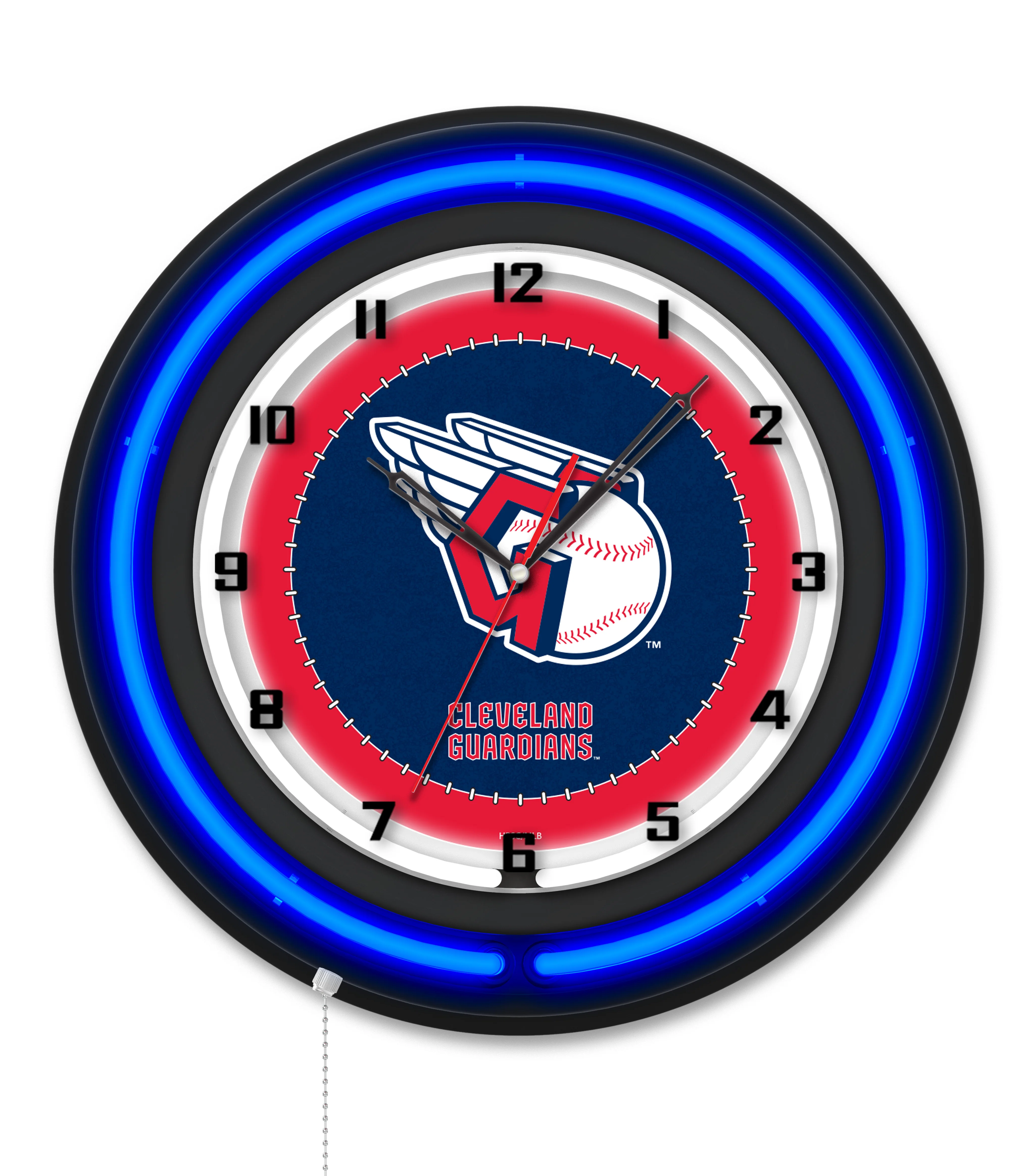 MLB Licensed Black Case 19" Neon Clock - Image 9