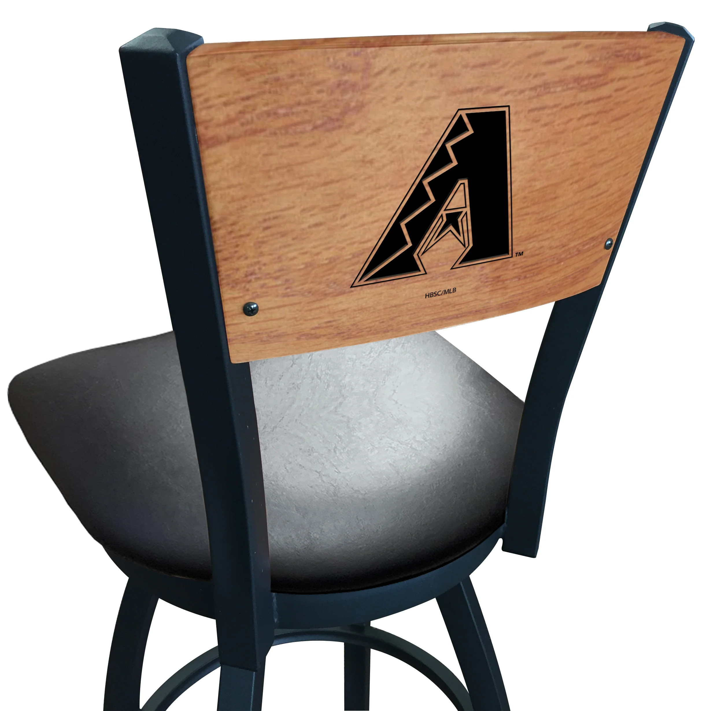 MLB Licensed Laser Engraved 30" Swivel Bar Stool - Image 2