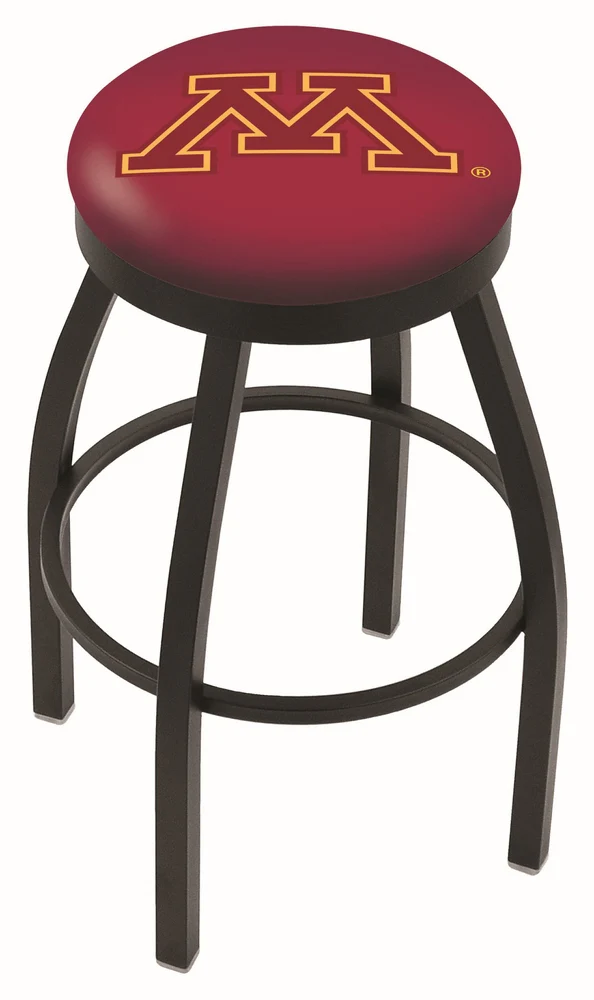 NCAA 30" Swivel Bar Stool with Black Wrinkle Finish - Image 15