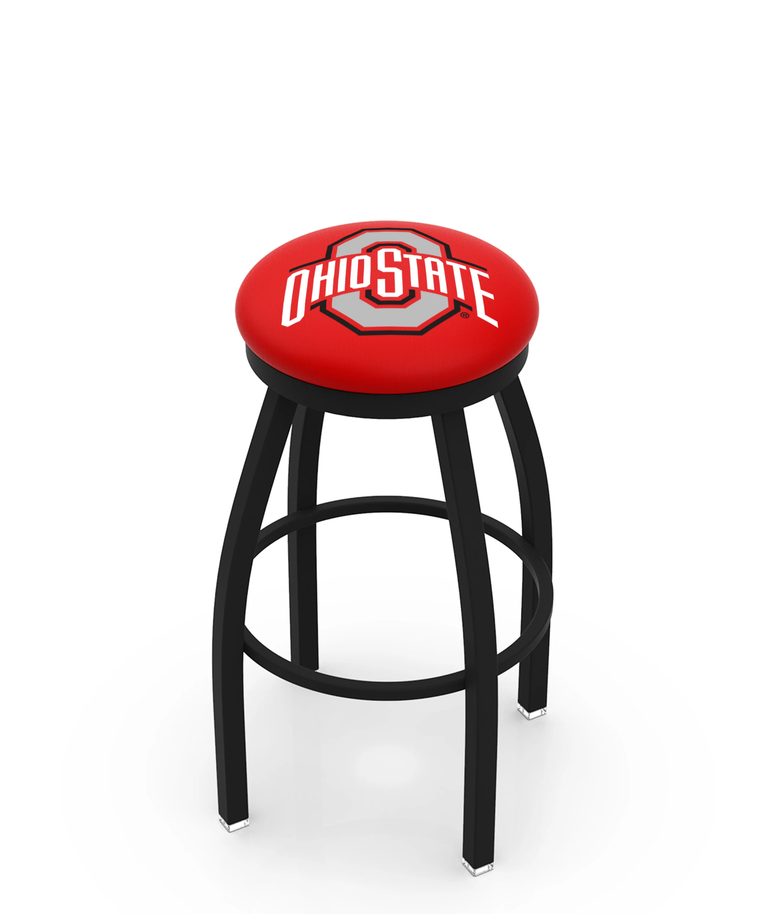 NCAA 30" Swivel Bar Stool with Black Wrinkle Finish - Image 19