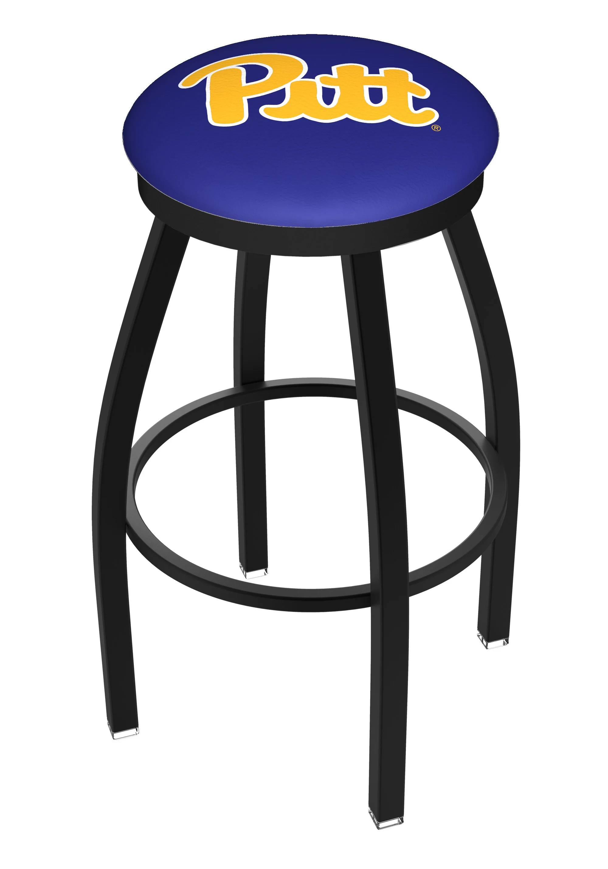 NCAA 30" Swivel Bar Stool with Black Wrinkle Finish - Image 21