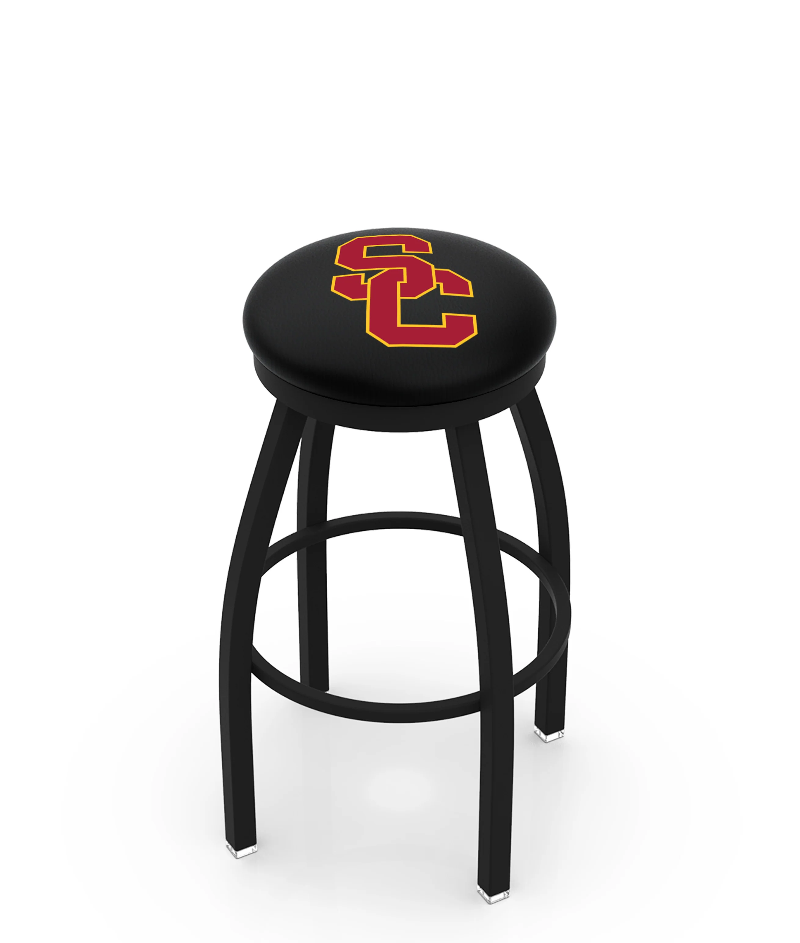 NCAA 30" Swivel Bar Stool with Black Wrinkle Finish - Image 22