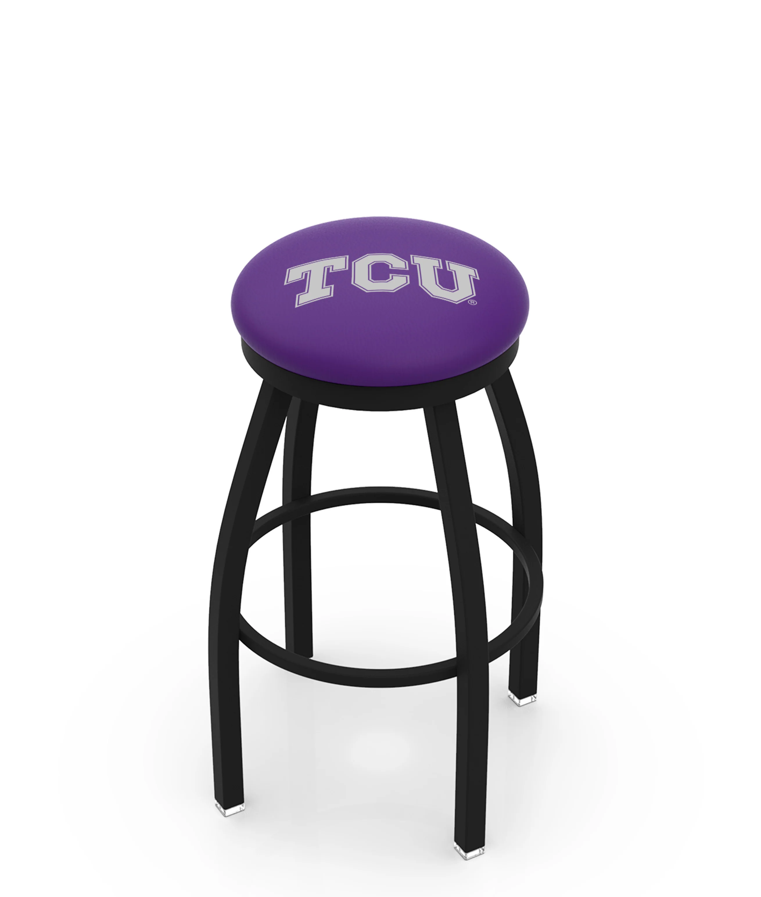 NCAA 30" Swivel Bar Stool with Black Wrinkle Finish - Image 26