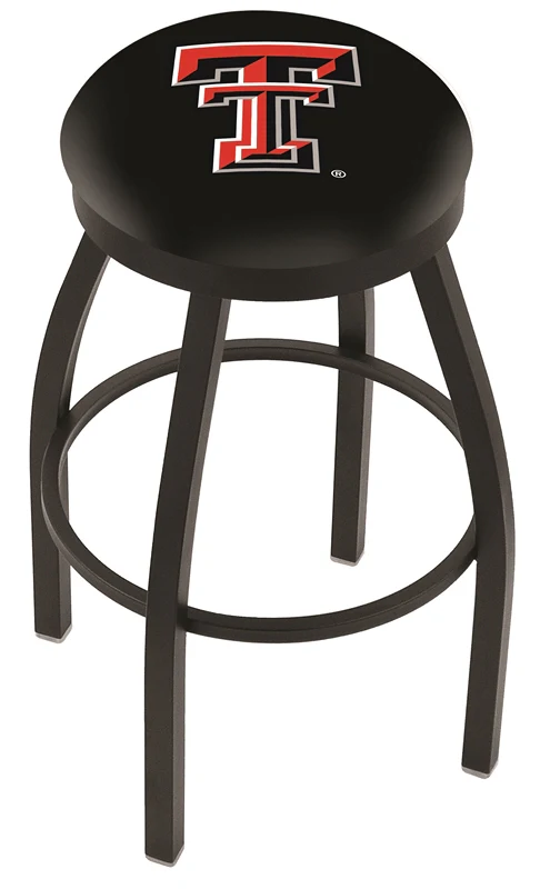 NCAA 30" Swivel Bar Stool with Black Wrinkle Finish - Image 27