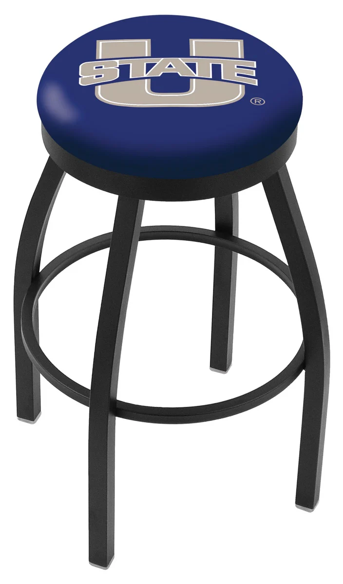 NCAA 30" Swivel Bar Stool with Black Wrinkle Finish - Image 29
