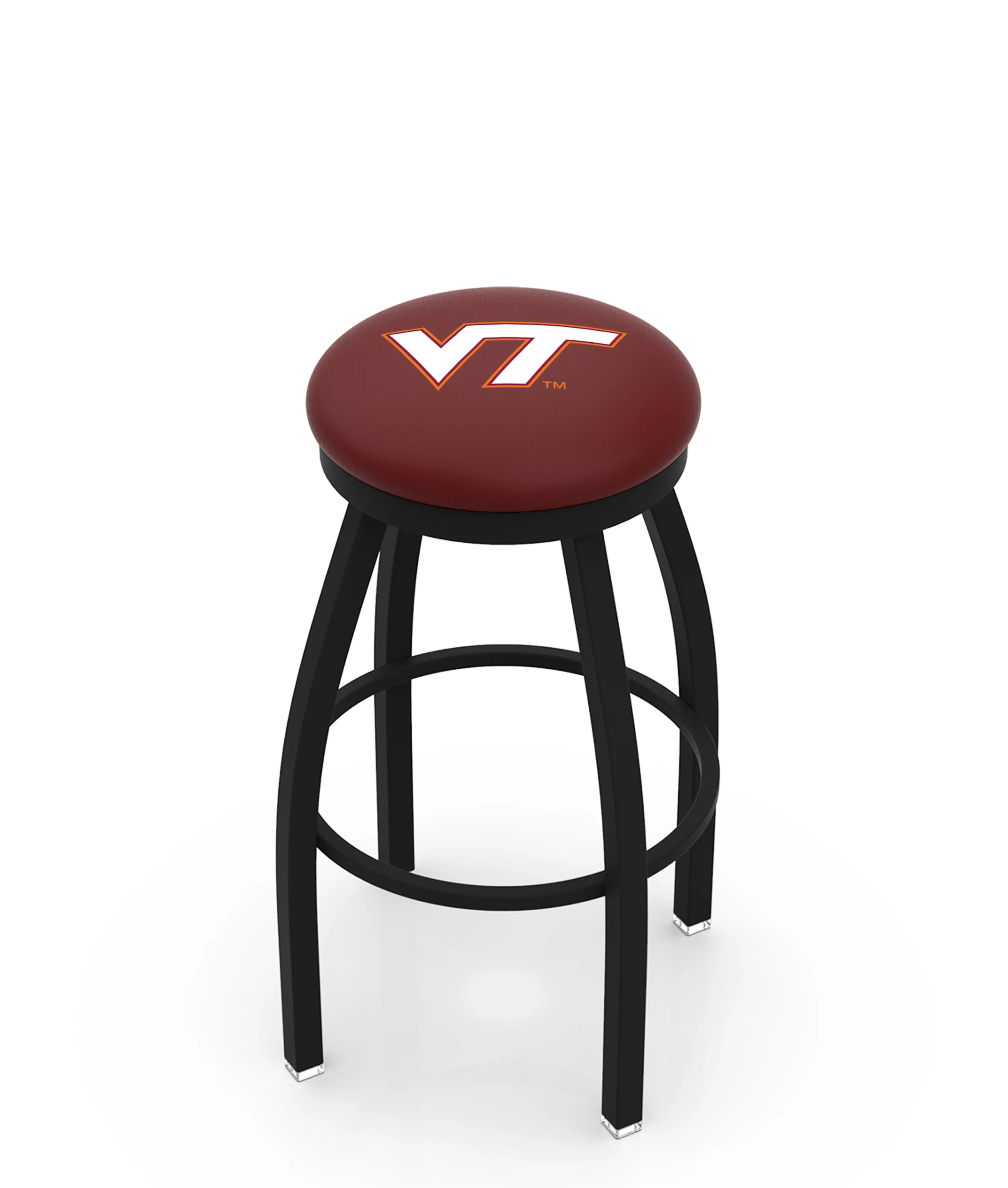 NCAA 30" Swivel Bar Stool with Black Wrinkle Finish - Image 32