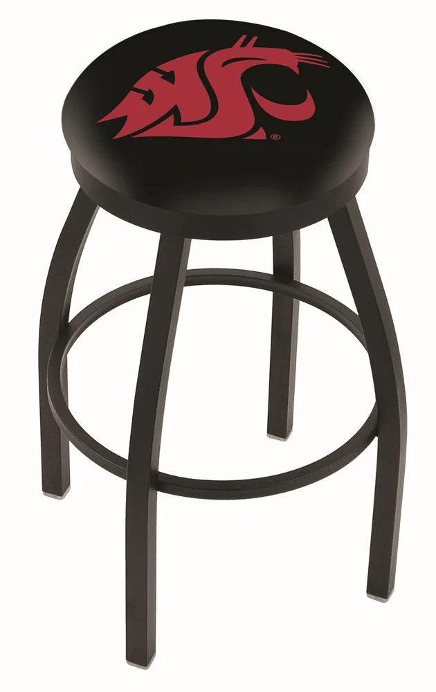 NCAA 30" Swivel Bar Stool with Black Wrinkle Finish - Image 34
