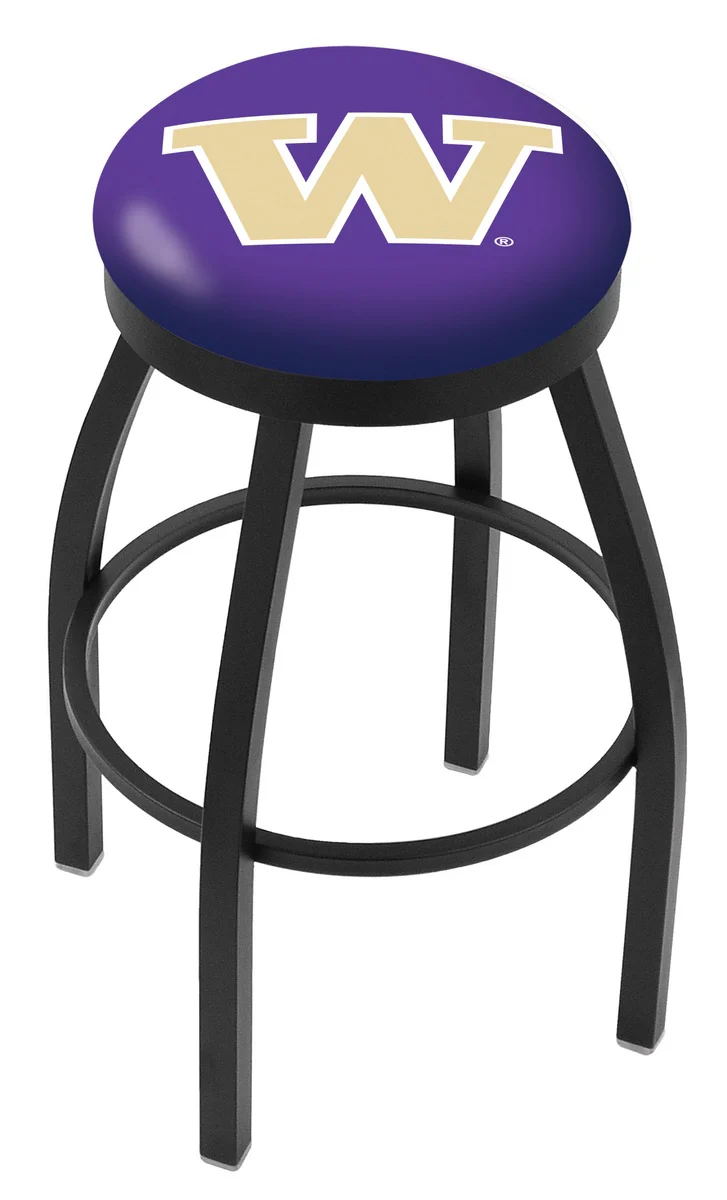 NCAA 30" Swivel Bar Stool with Black Wrinkle Finish - Image 35
