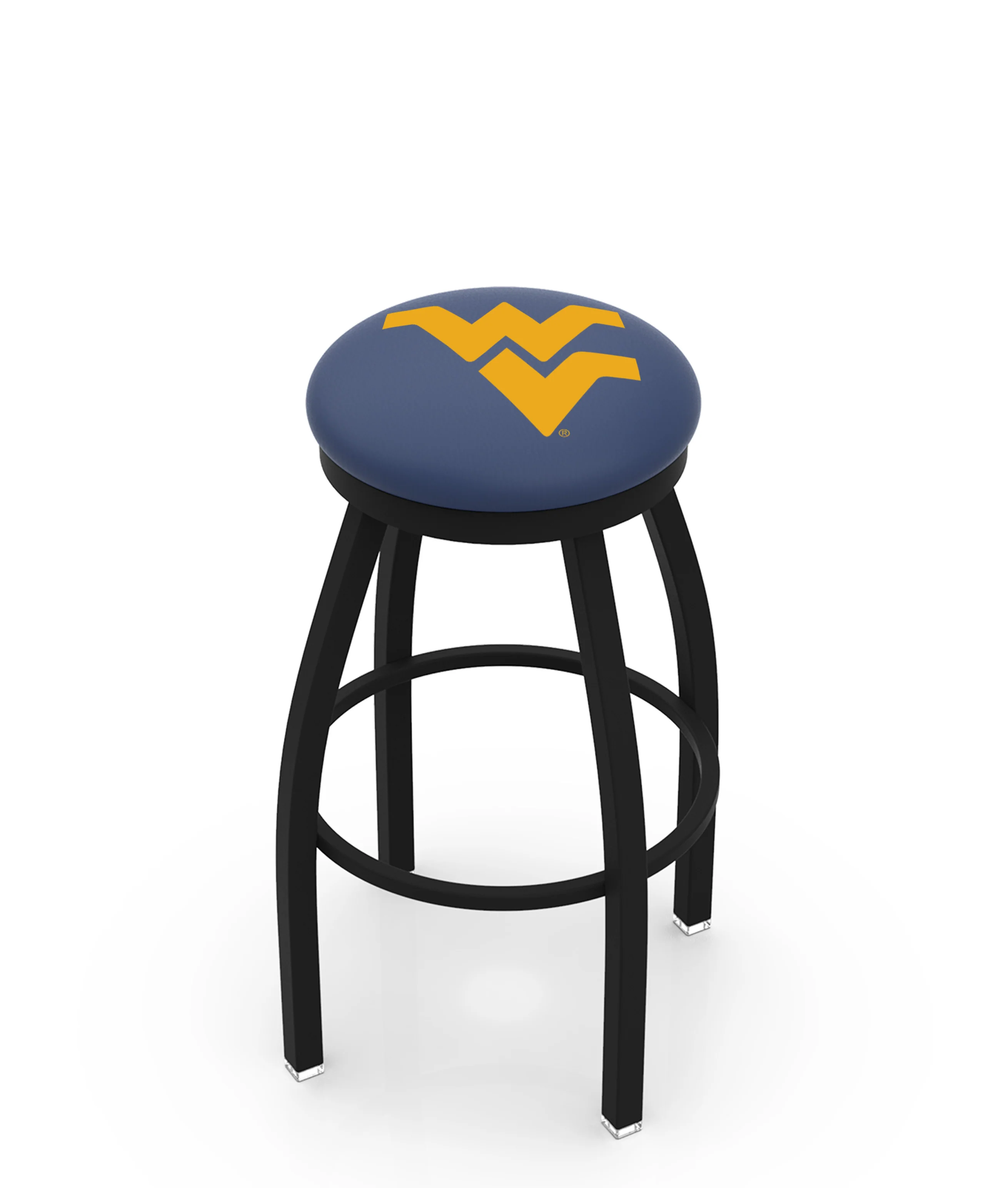 NCAA 30" Swivel Bar Stool with Black Wrinkle Finish - Image 36