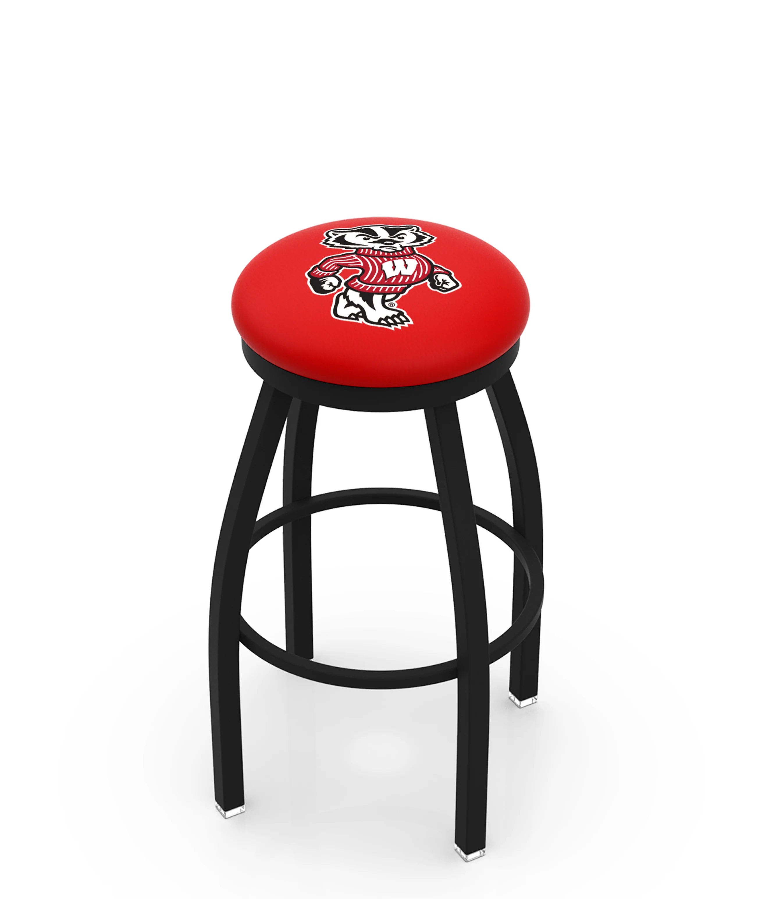 NCAA 30" Swivel Bar Stool with Black Wrinkle Finish - Image 37