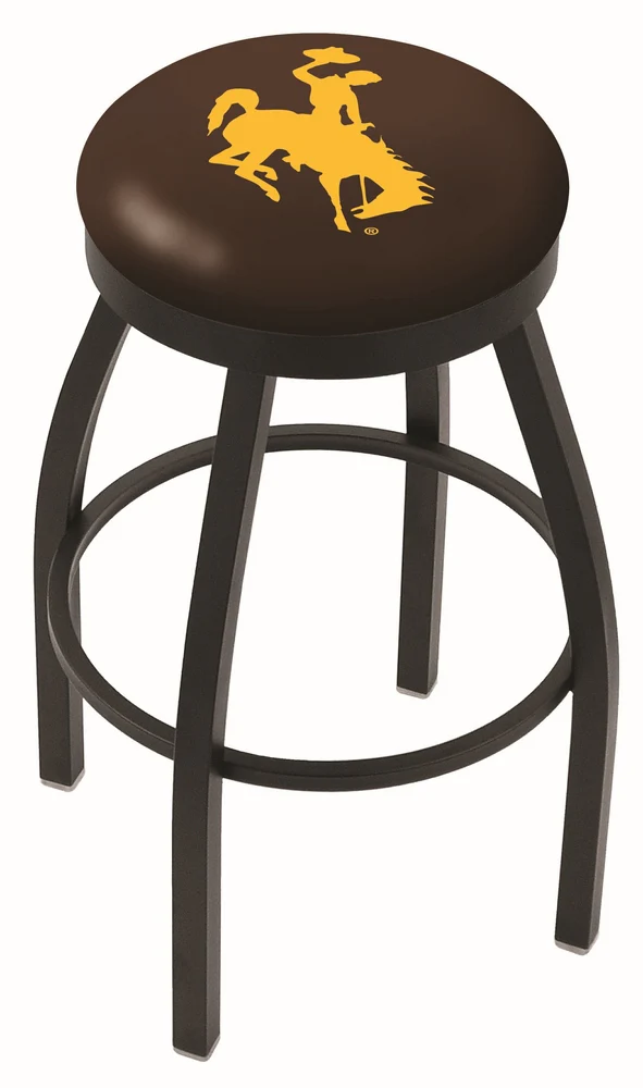 NCAA 30" Swivel Bar Stool with Black Wrinkle Finish - Image 38