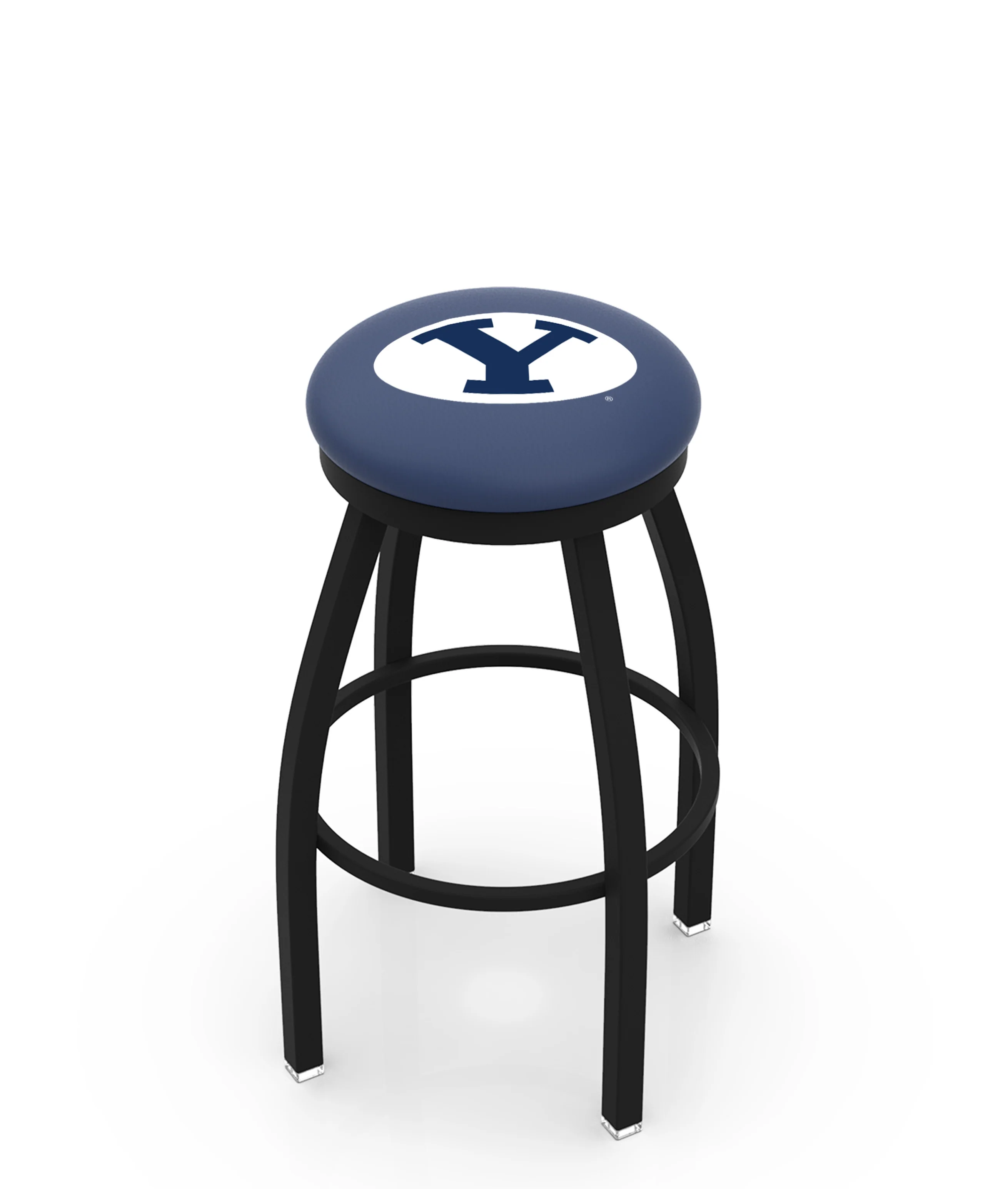NCAA 30" Swivel Bar Stool with Black Wrinkle Finish - Image 41
