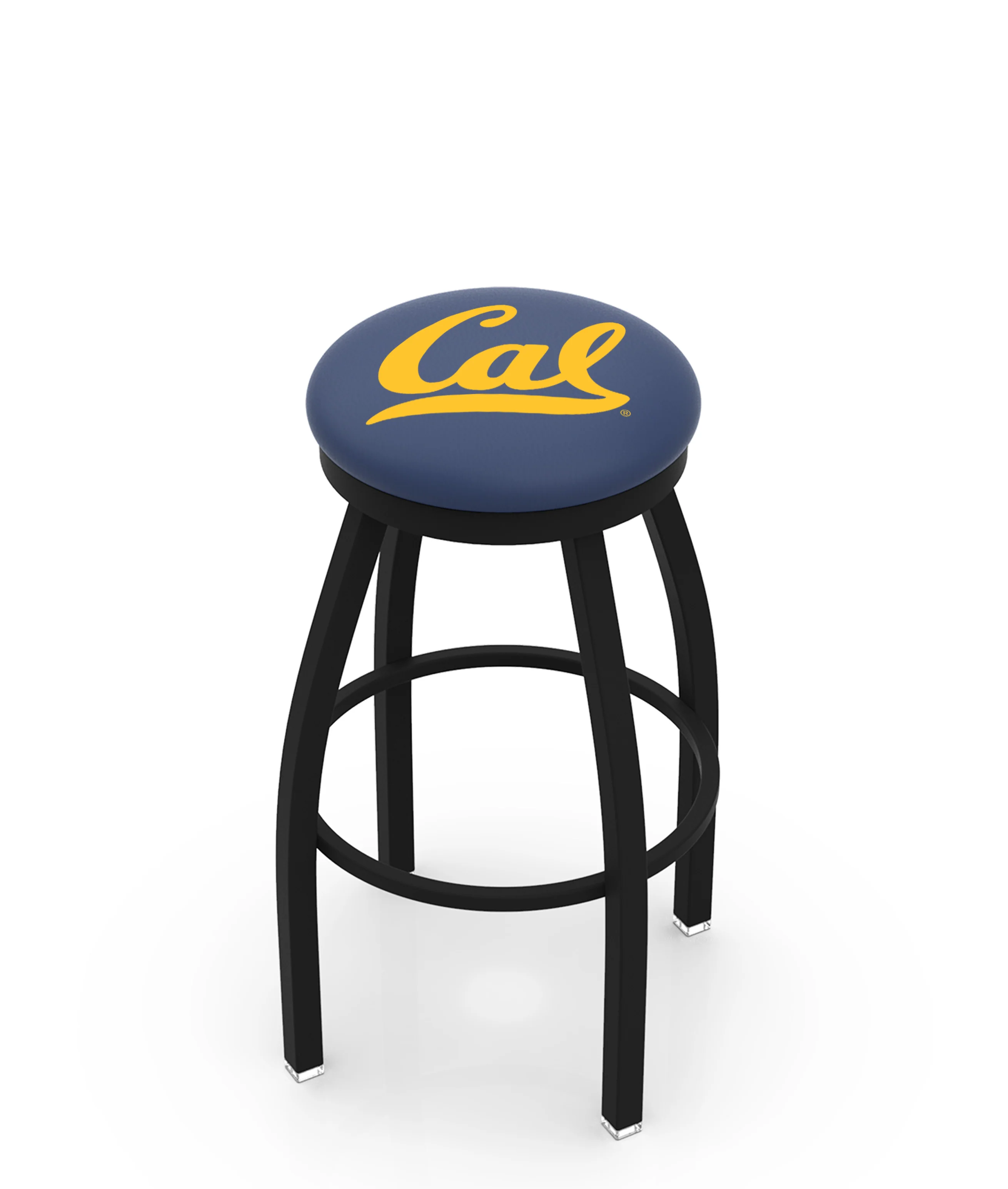 NCAA 30" Swivel Bar Stool with Black Wrinkle Finish - Image 42