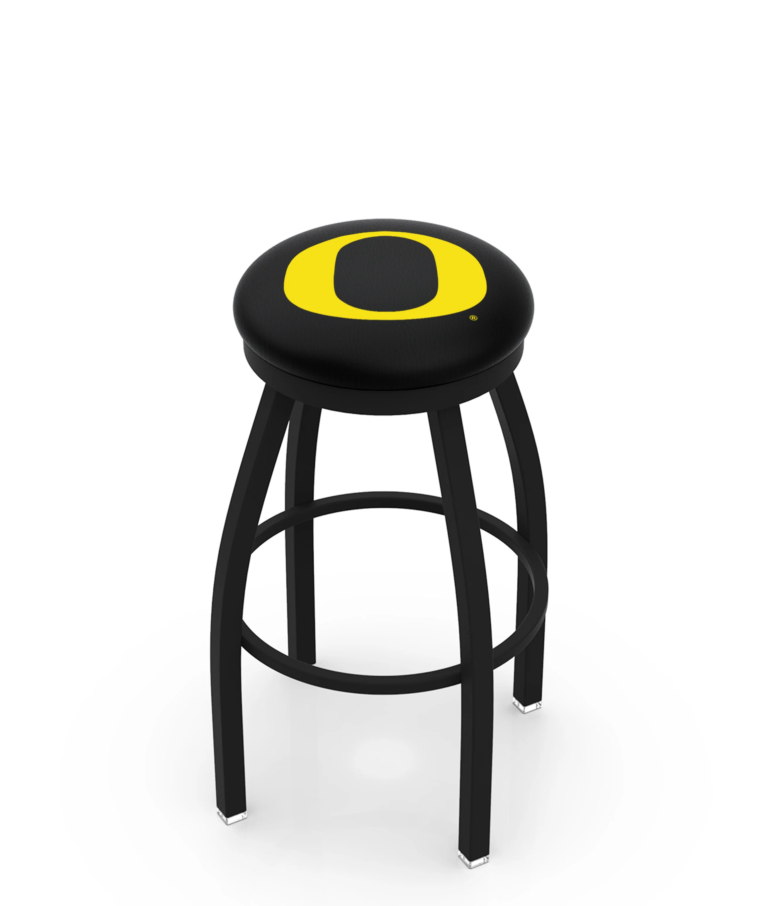 NCAA 30" Swivel Bar Stool with Black Wrinkle Finish - Image 53