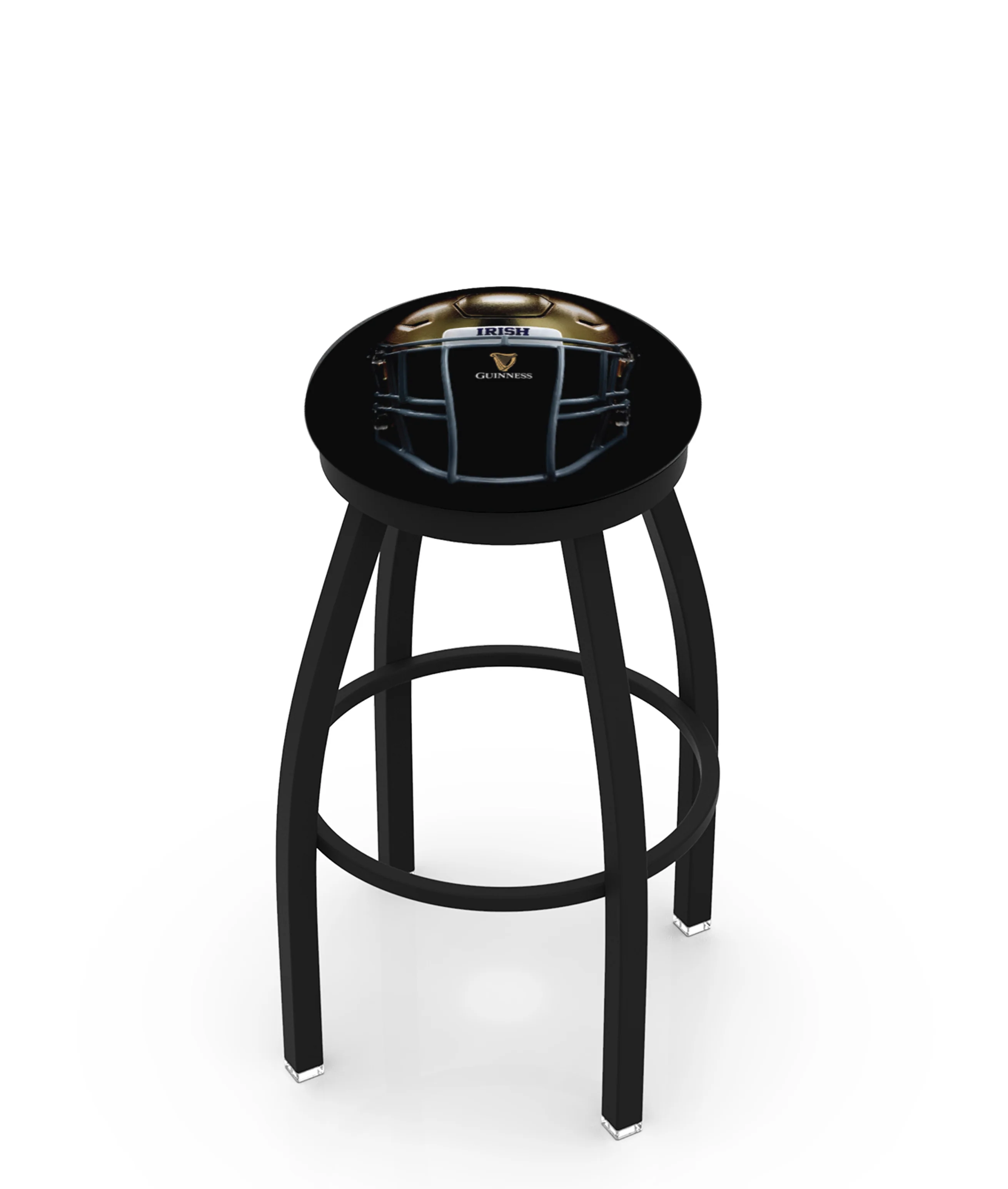 NCAA 30" Swivel Bar Stool with Black Wrinkle Finish - Image 55