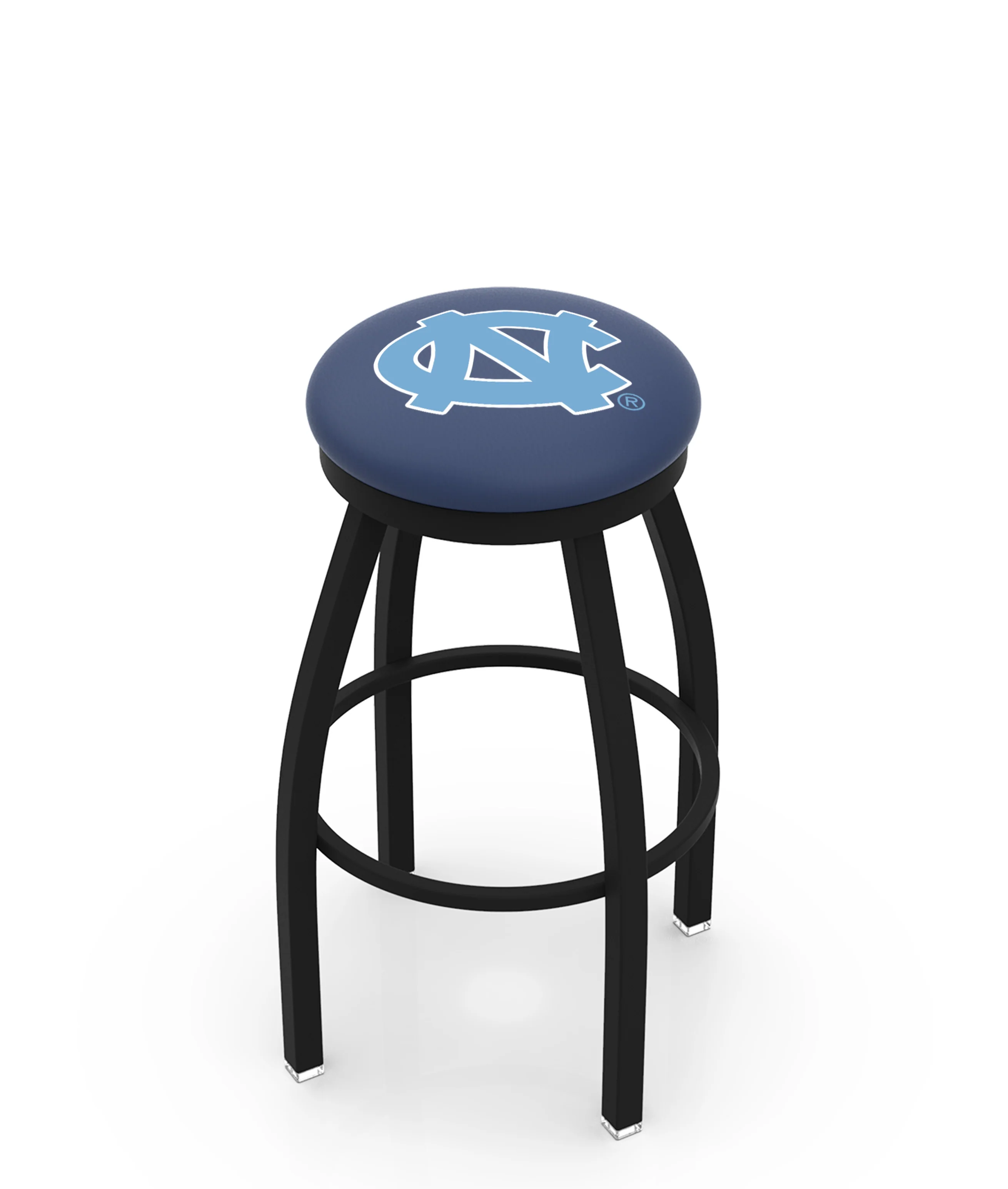 NCAA 30" Swivel Bar Stool with Black Wrinkle Finish - Image 63