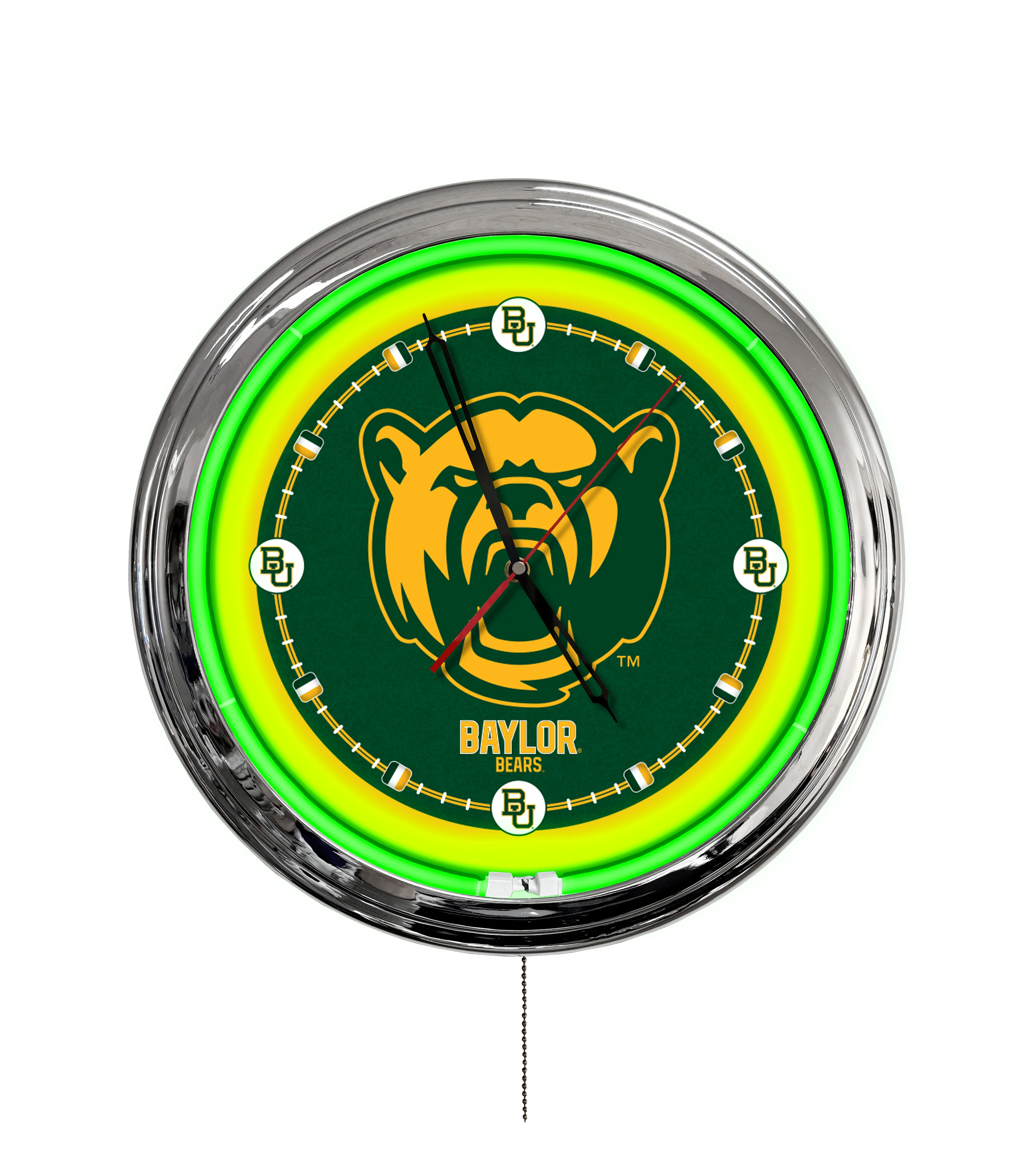 NCAA Licensed 16" LED Clock - Image 9