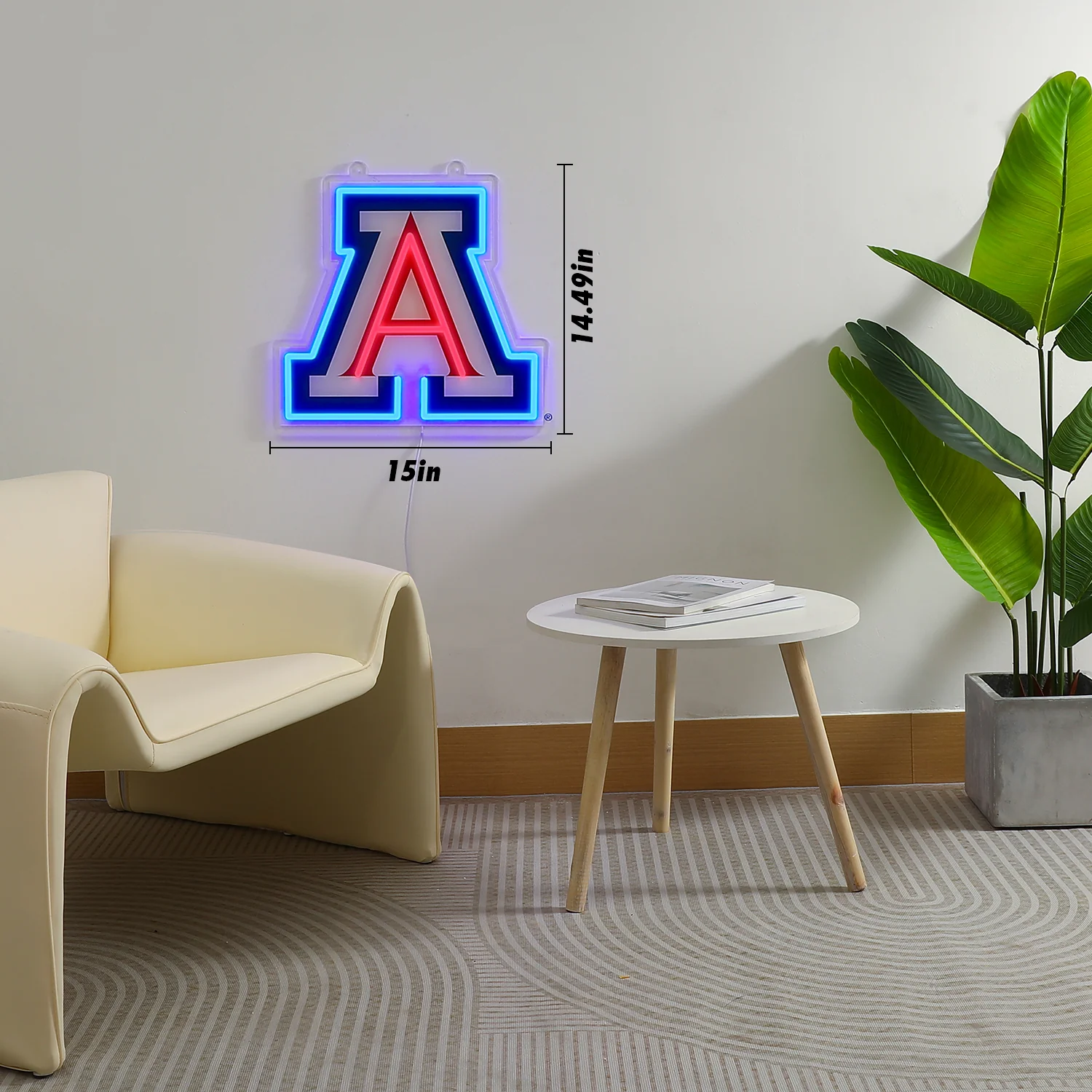 NCAA Licensed Logo LED Neon Sign - Image 10