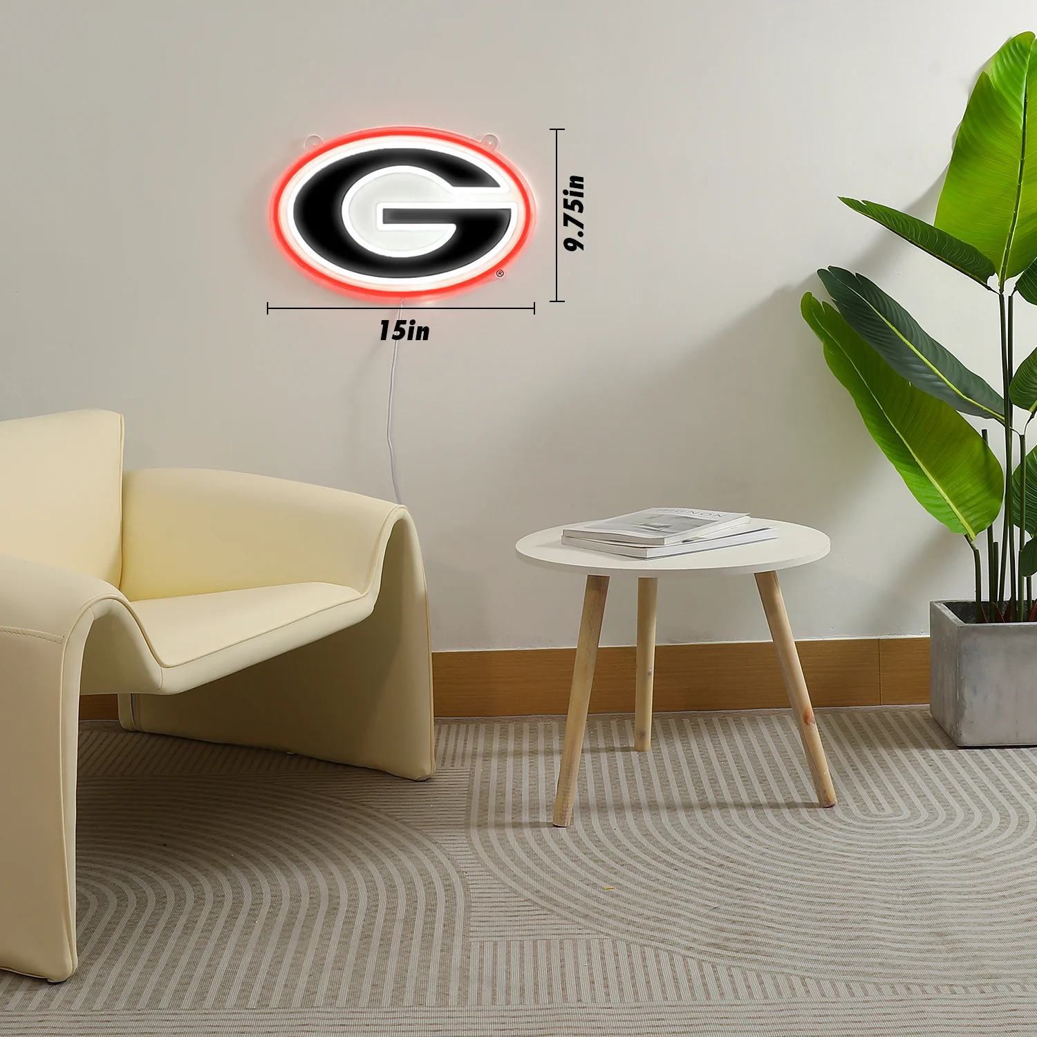NCAA Licensed Logo LED Neon Sign - Image 2
