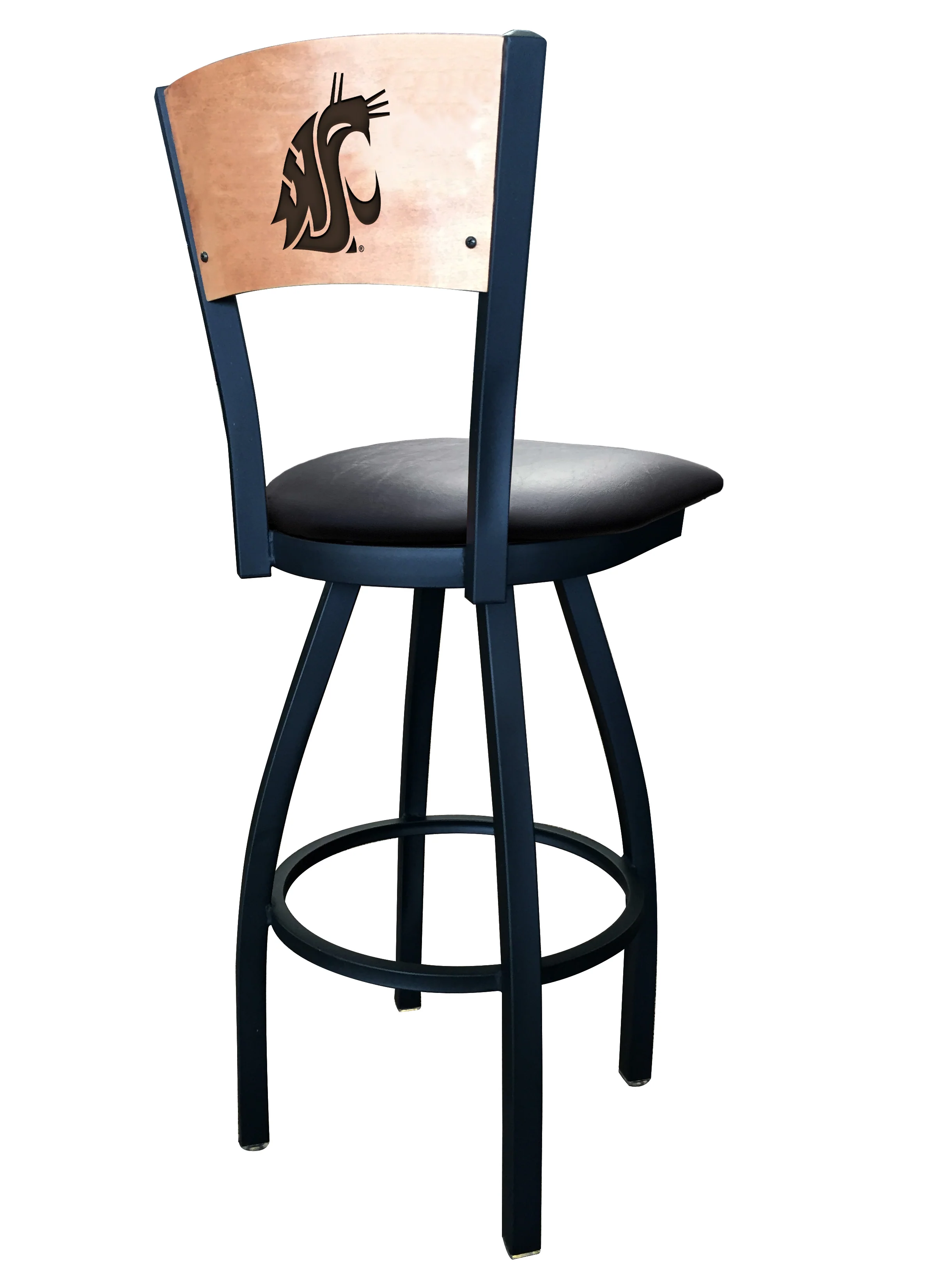 NCAA Laser Engraved 30" Swivel Bar Stool - Image 14