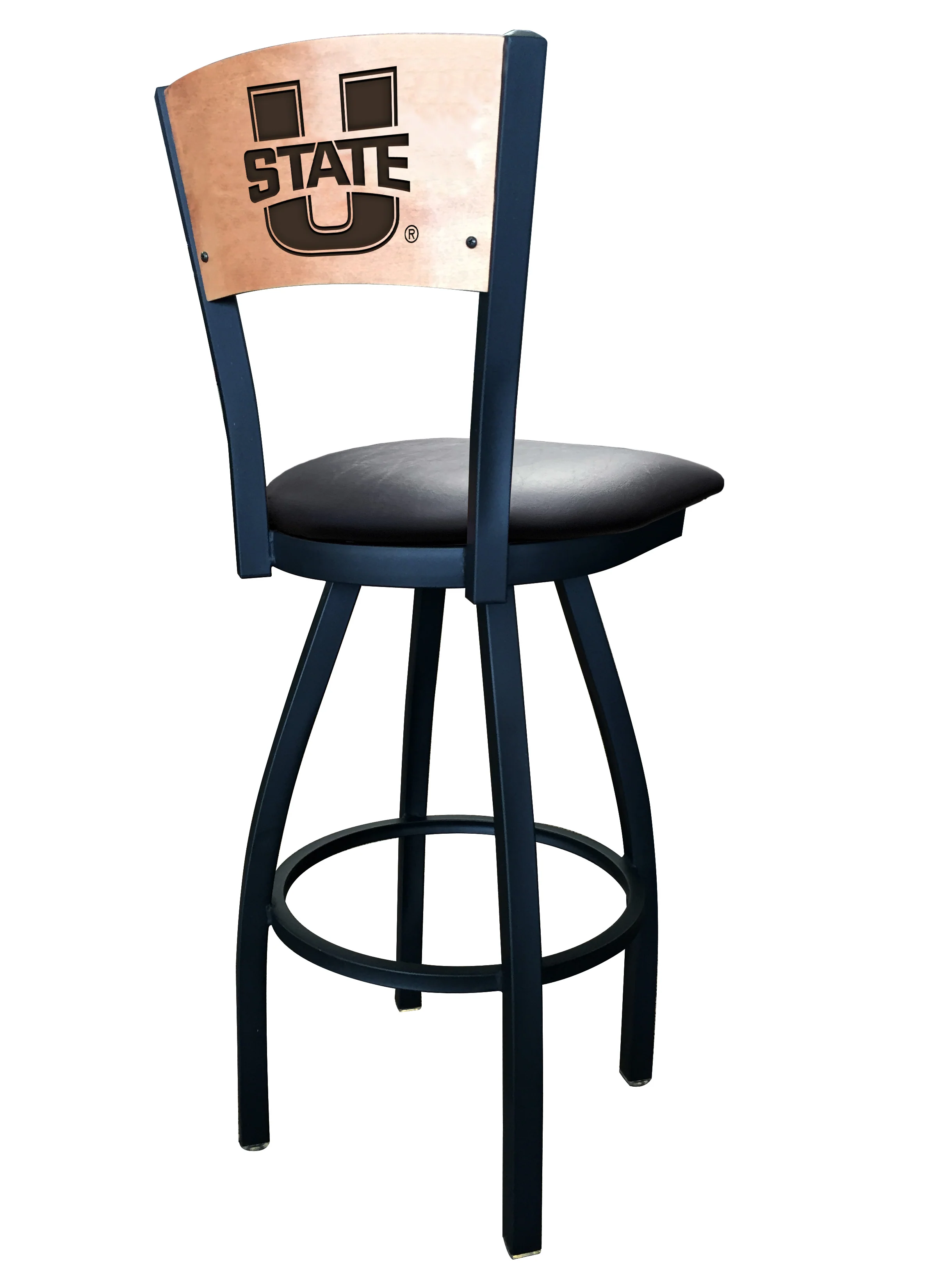 NCAA Laser Engraved 30" Swivel Bar Stool - Image 19