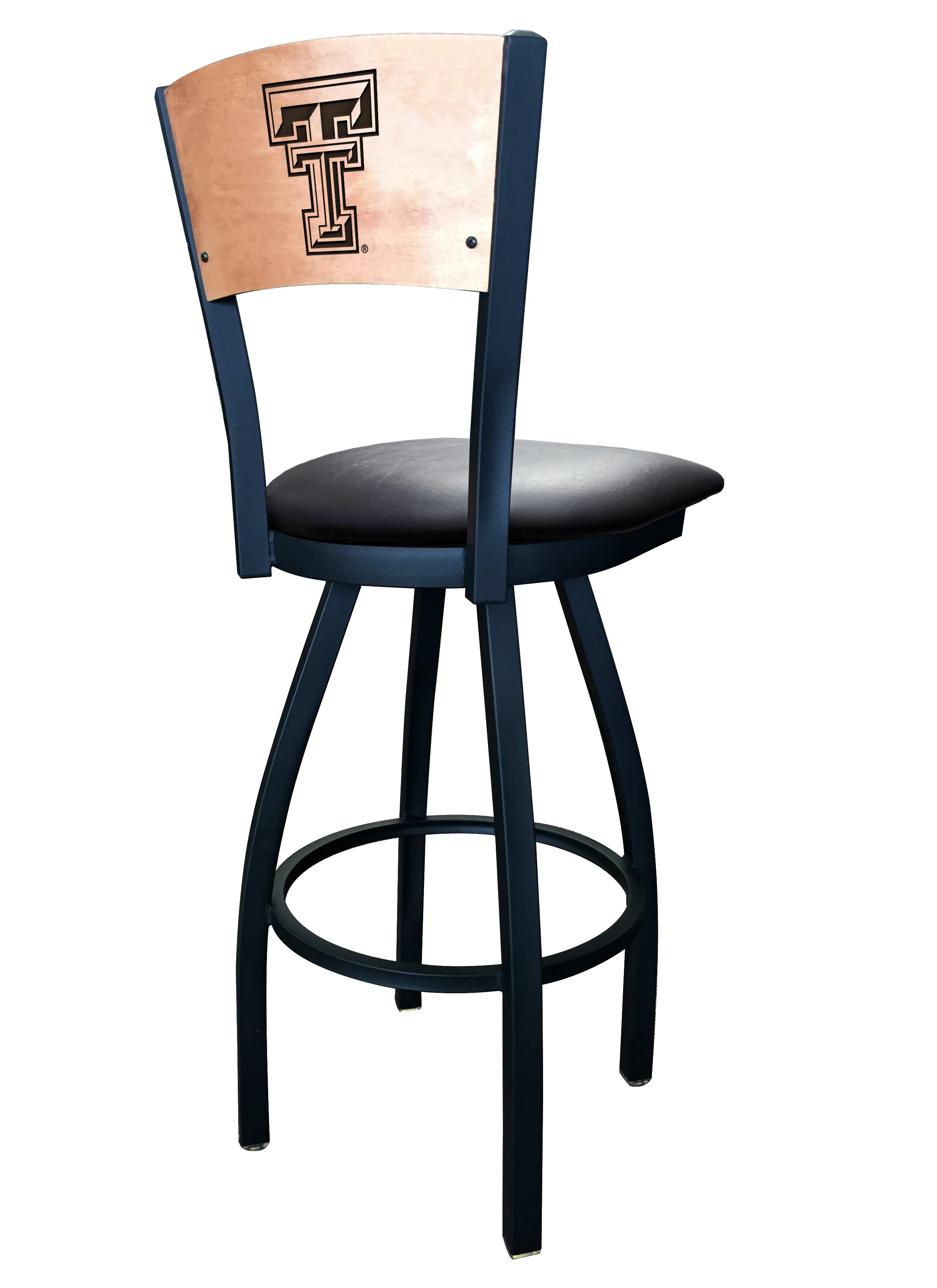 NCAA Laser Engraved 30" Swivel Bar Stool - Image 21