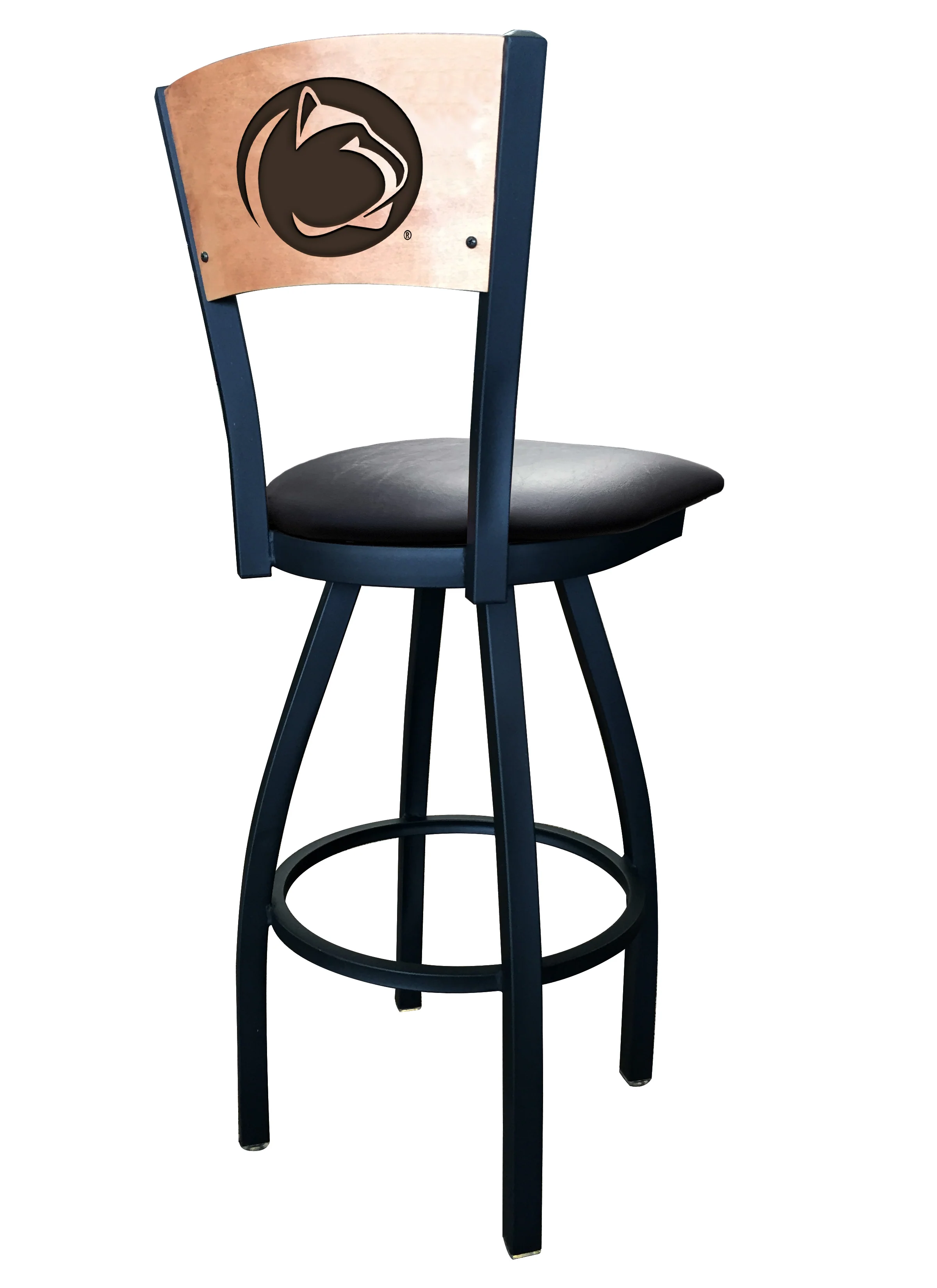 NCAA Laser Engraved 30" Swivel Bar Stool - Image 29