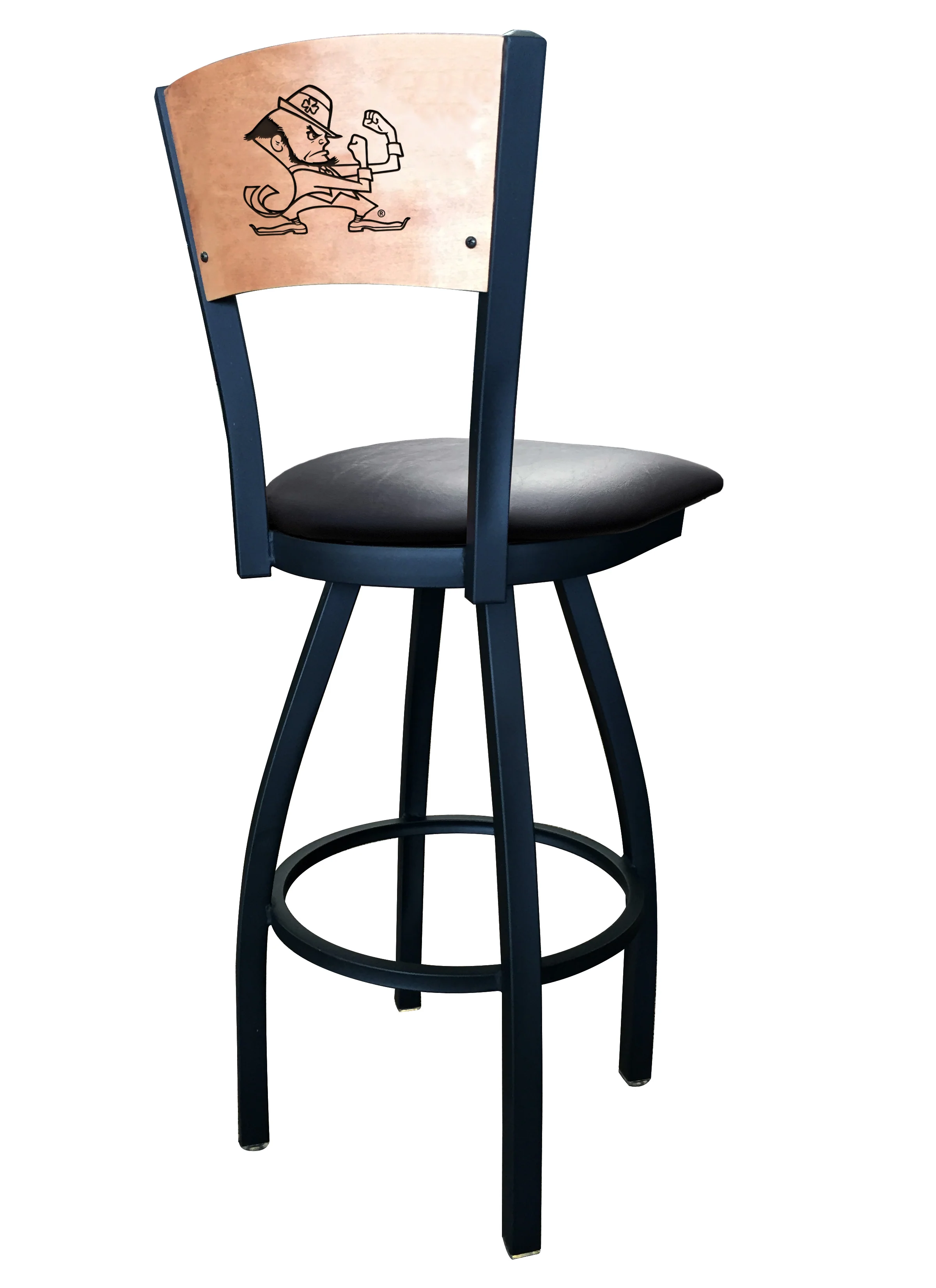 NCAA Laser Engraved 30" Swivel Bar Stool - Image 34