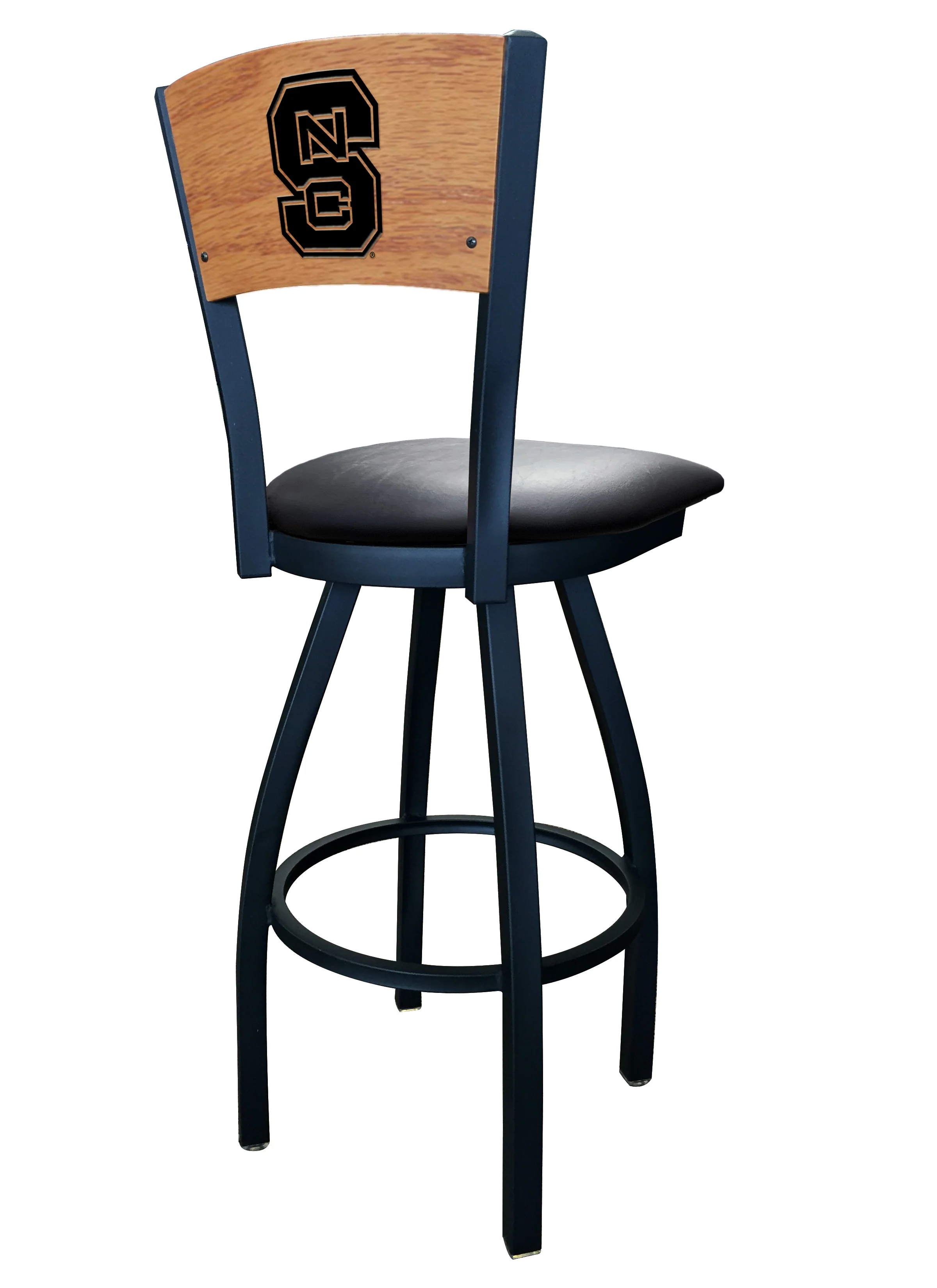 NCAA Laser Engraved 30" Swivel Bar Stool - Image 63