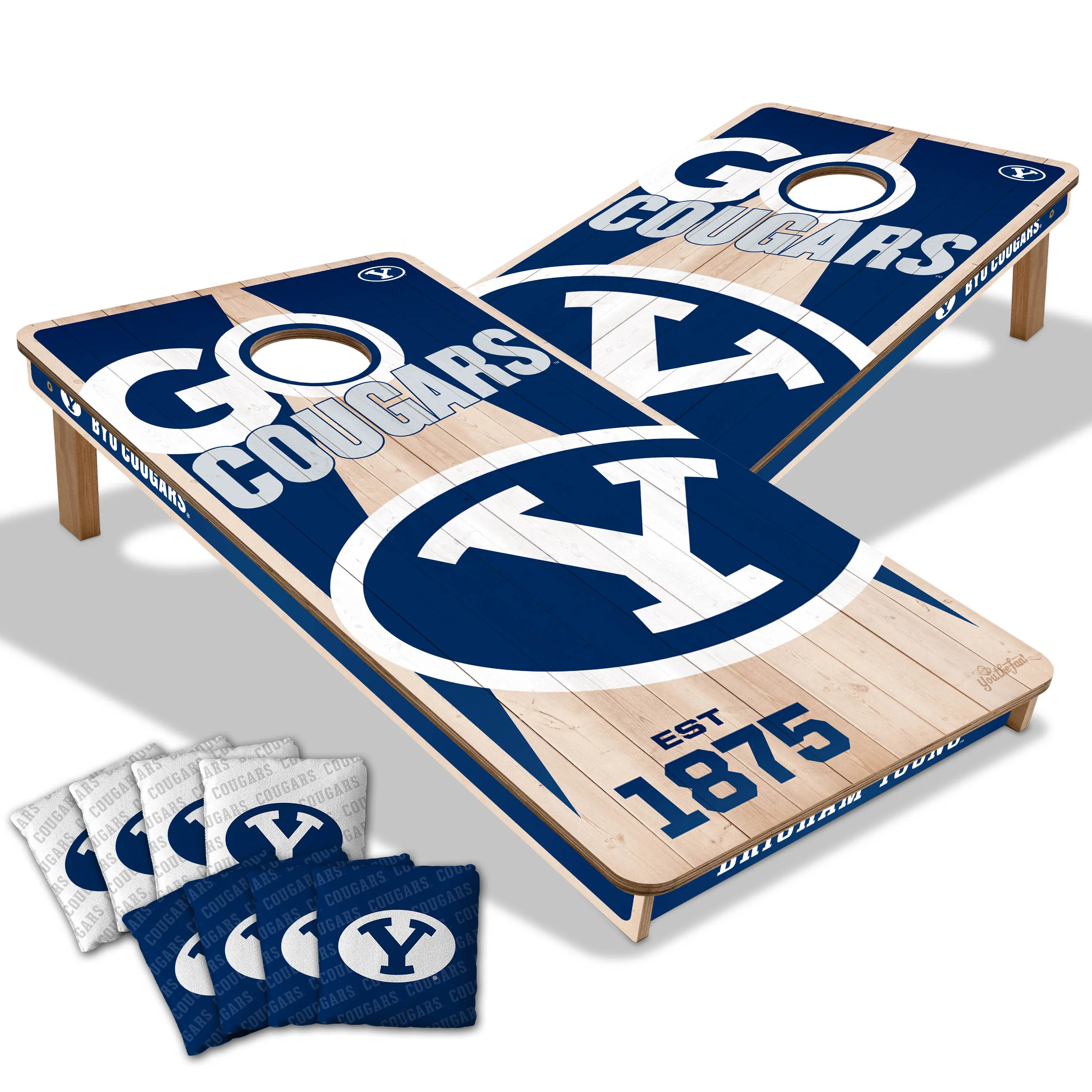 NCAA Licensed 2x4 Cornhole Boards - Image 12