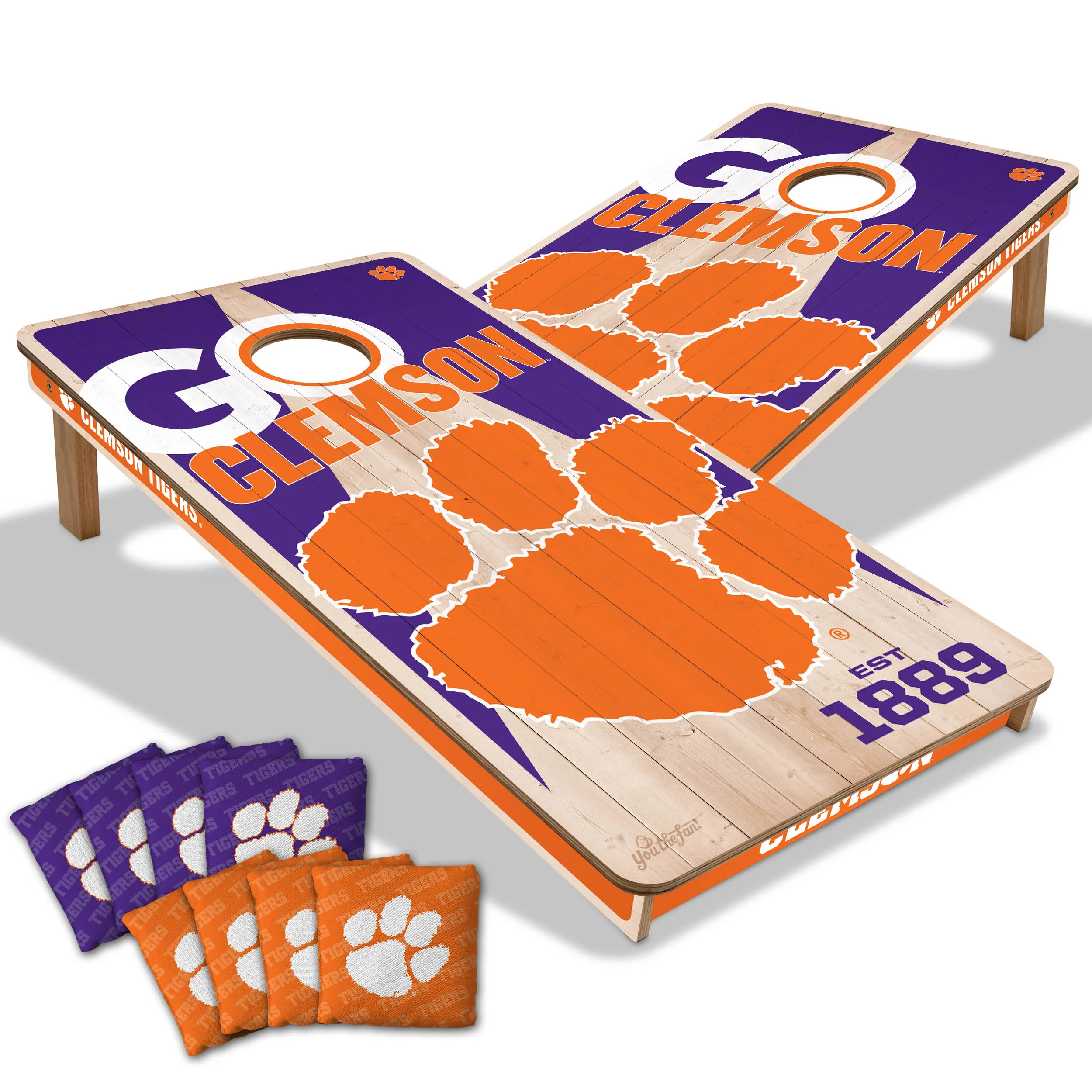 NCAA Licensed 2x4 Cornhole Boards - Image 13