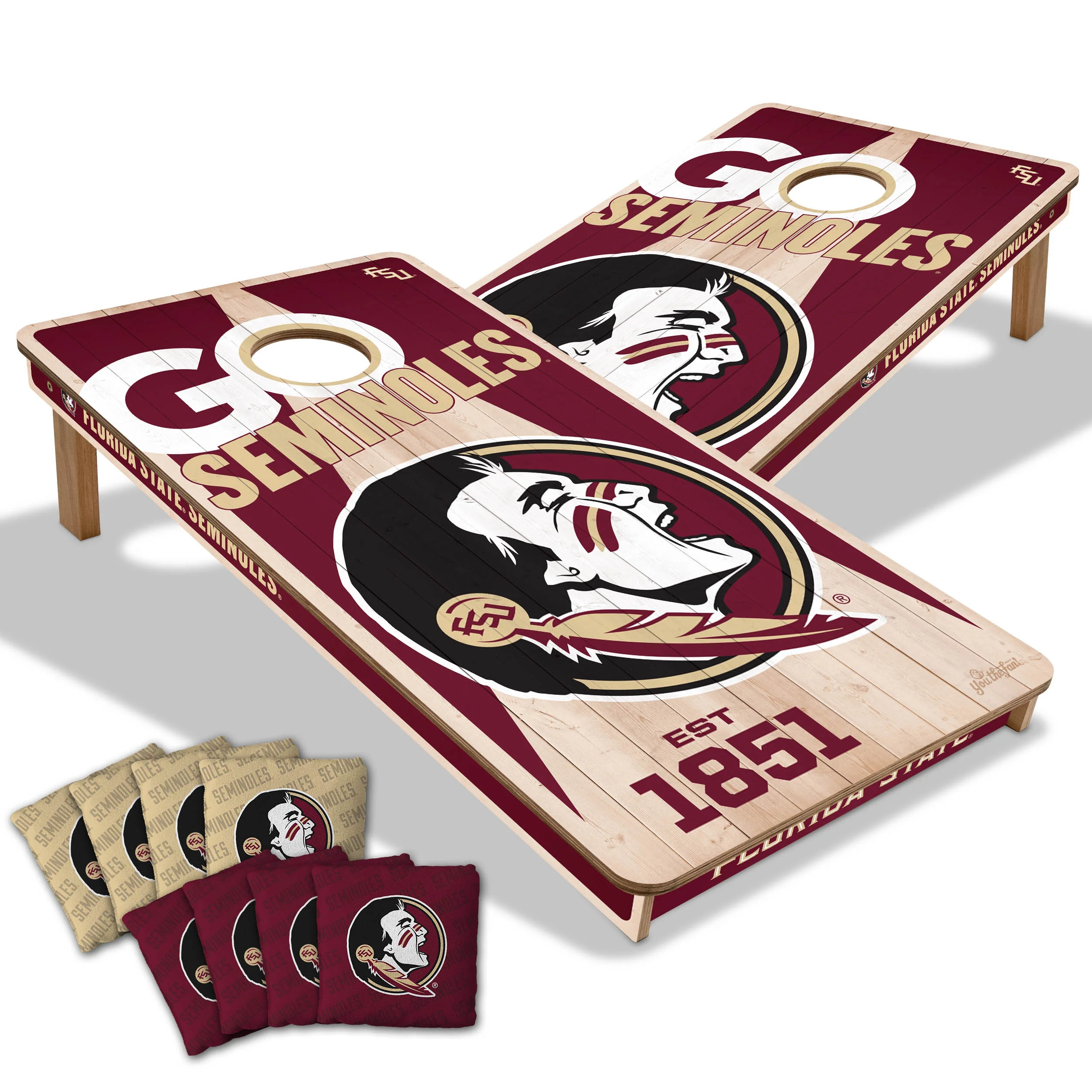 NCAA Licensed 2x4 Cornhole Boards - Image 16