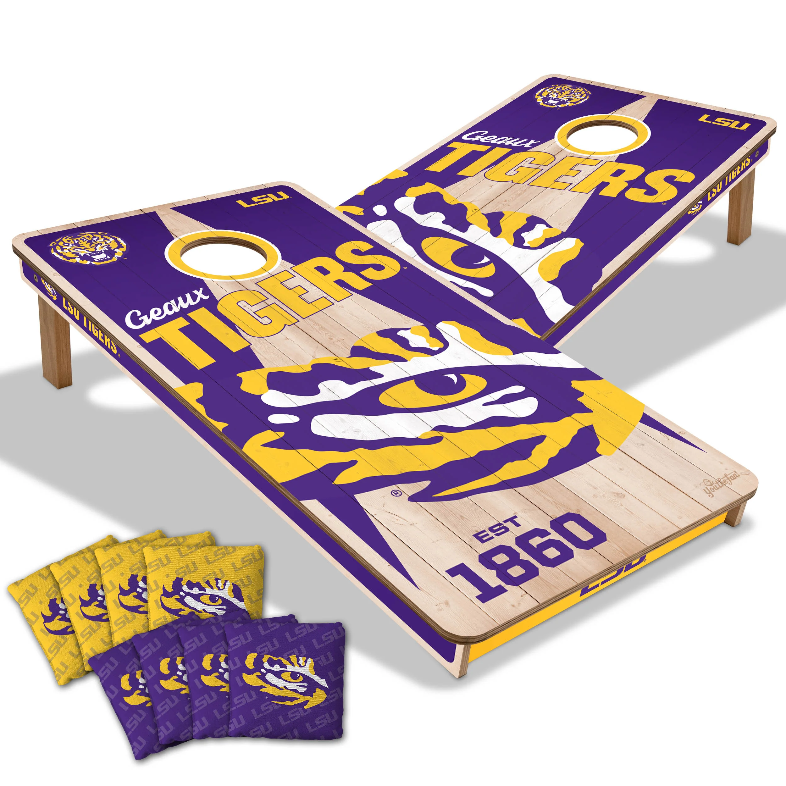 NCAA Licensed 2x4 Cornhole Boards - Image 21