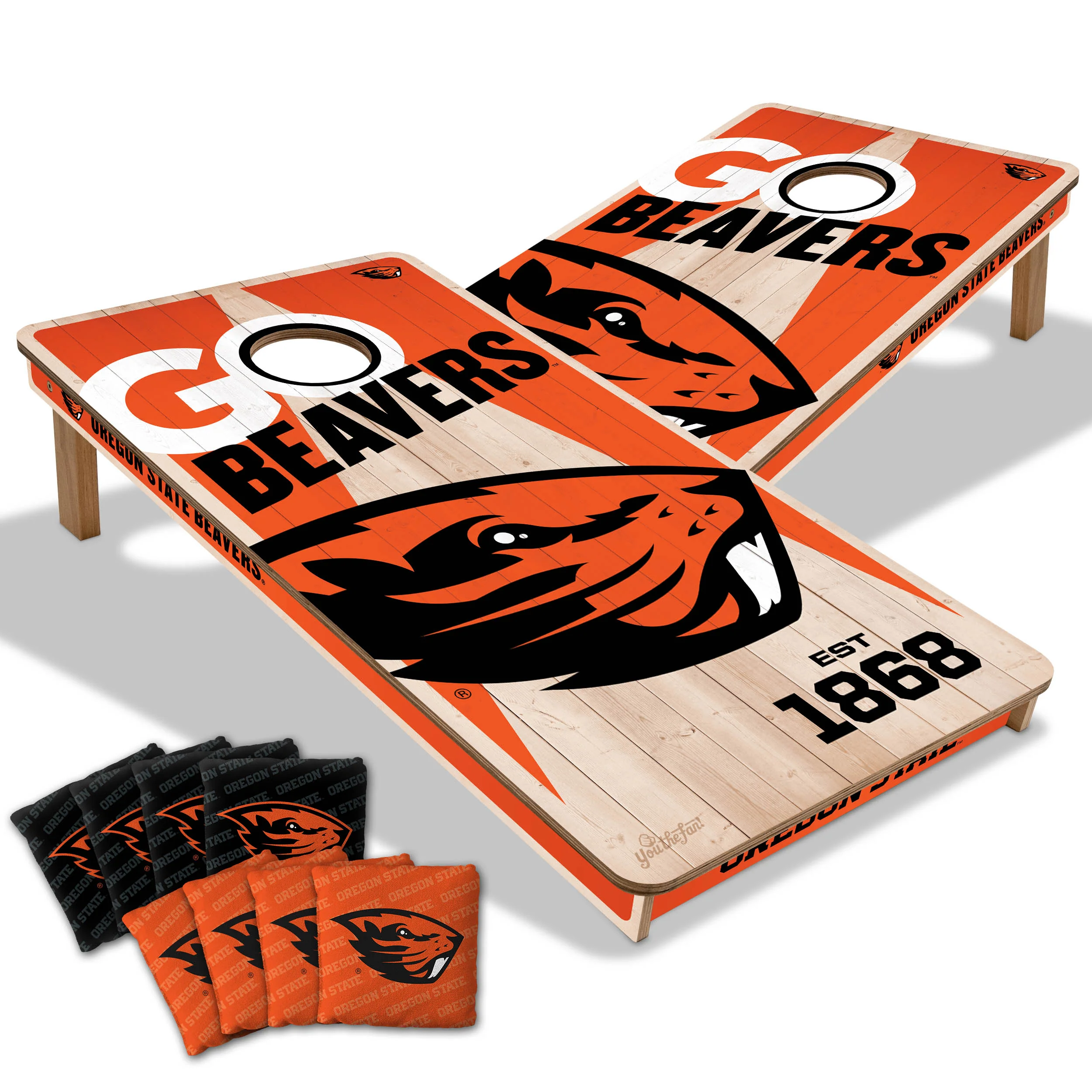 NCAA Licensed 2x4 Cornhole Boards - Image 25