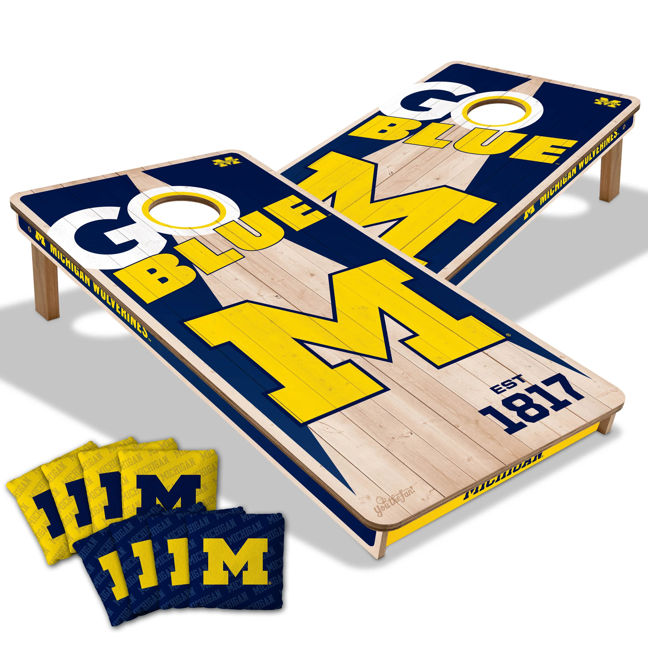 NCAA Licensed 2x4 Cornhole Boards - Image 31