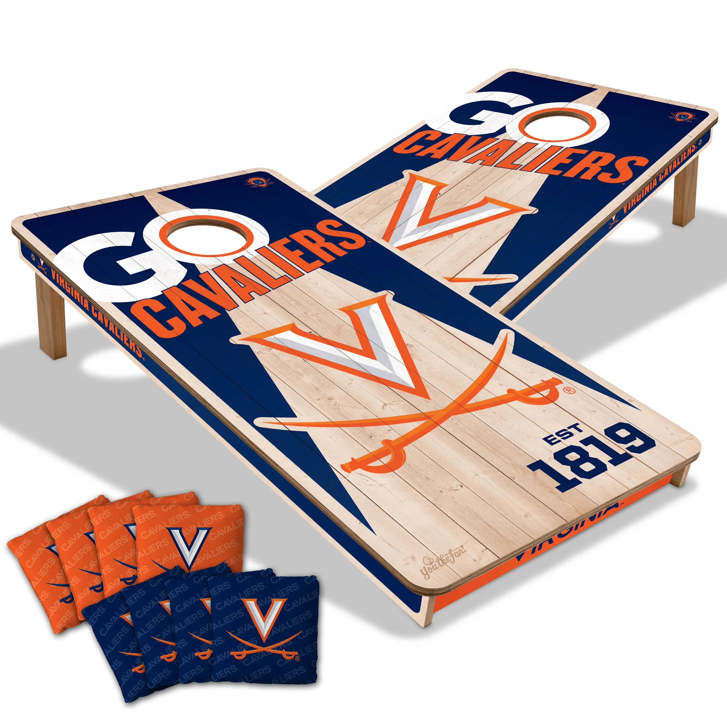 NCAA Licensed 2x4 Cornhole Boards - Image 33